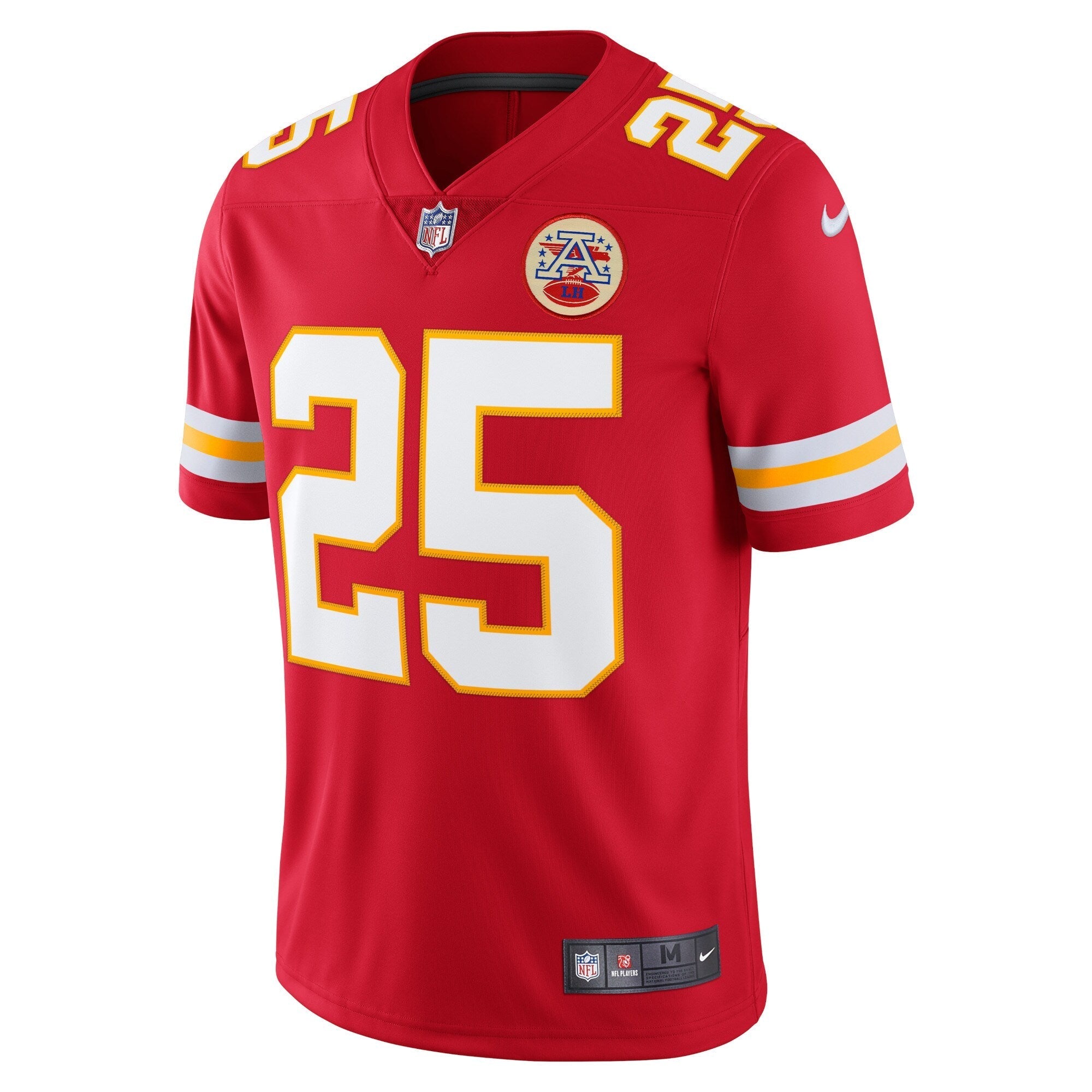 Men's Nike Clyde Edwards-Helaire Red Kansas City Chiefs Vapor Limited Jersey - vstockx