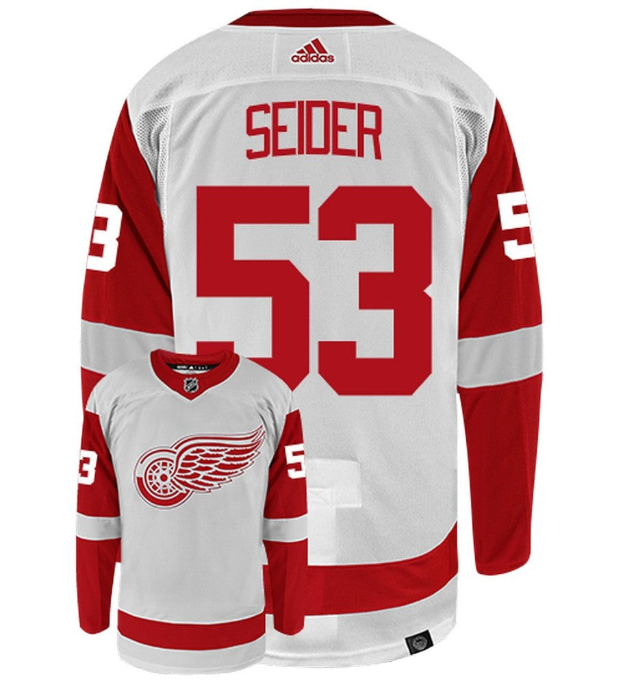Moritz Seider Detroit Red Wings Adidas Primegreen Authentic NHL Hockey Jersey - vstockx