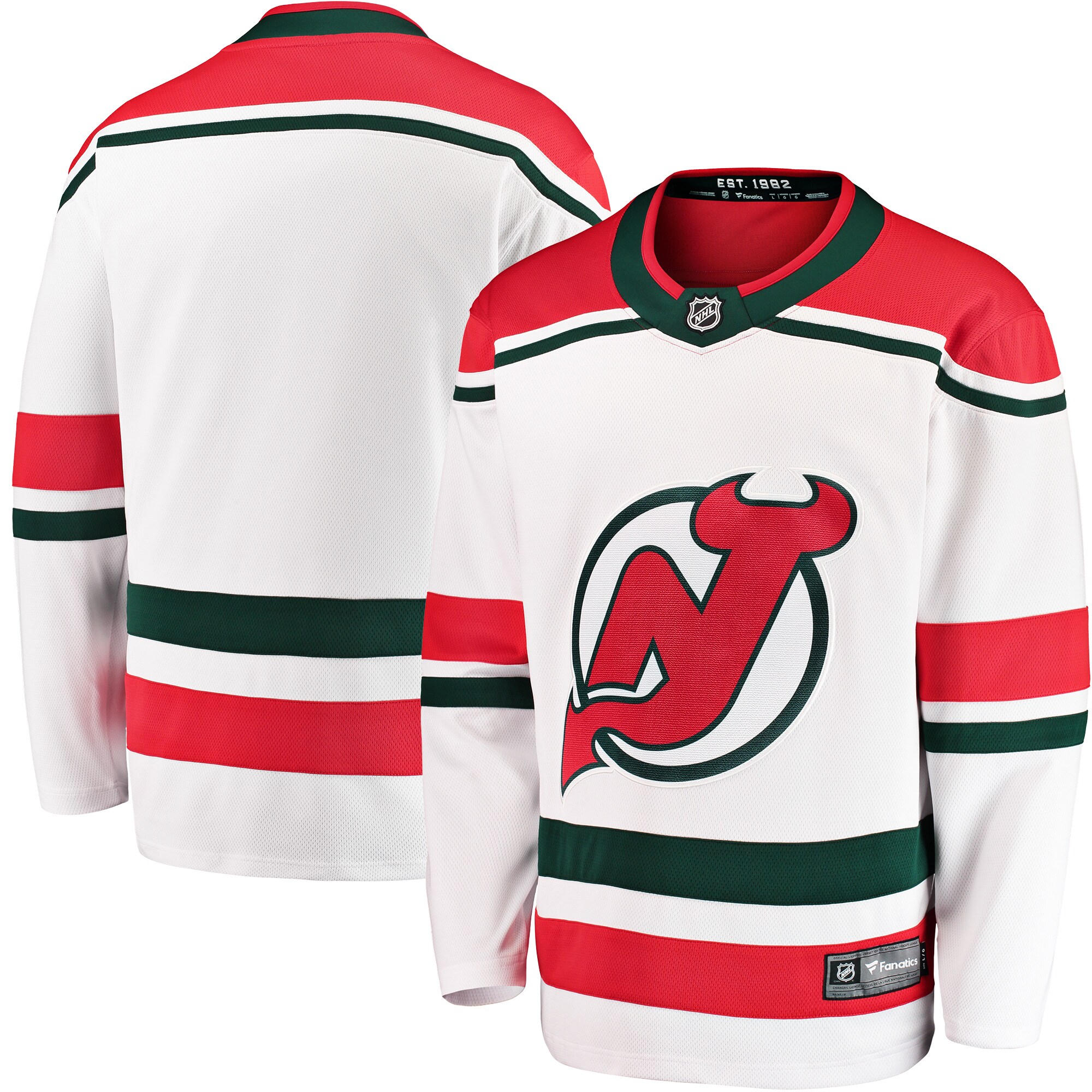 New Jersey Devils Fanatics Branded 2022/23 Heritage Premier Breakaway Jersey - White - vstockx