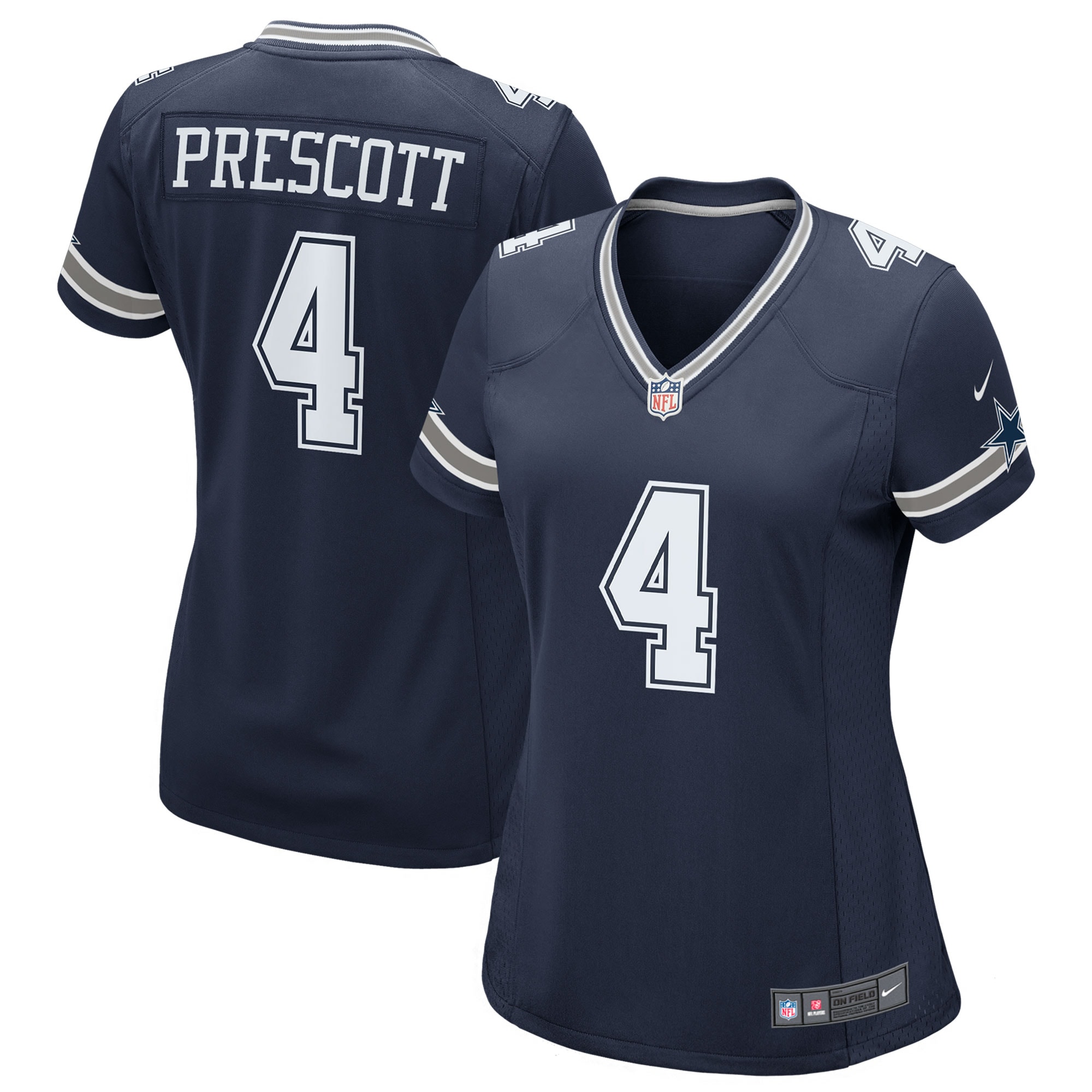 Dak Prescott Dallas Cowboys Nike Women's Game Team Jersey - Navy - vstockx