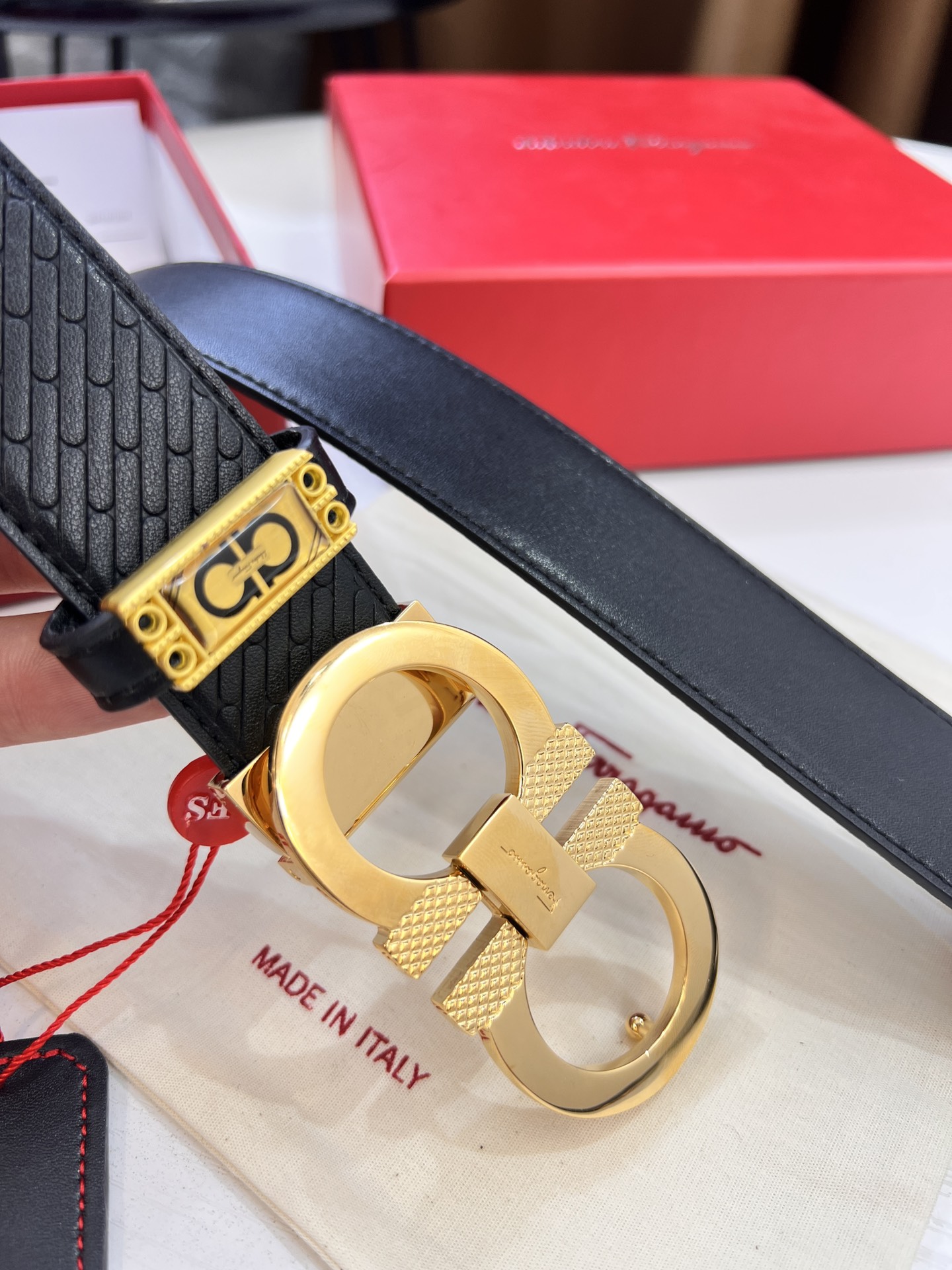 Streetwear Belt Ferragamo 319796 size:3.5cm - vstockx