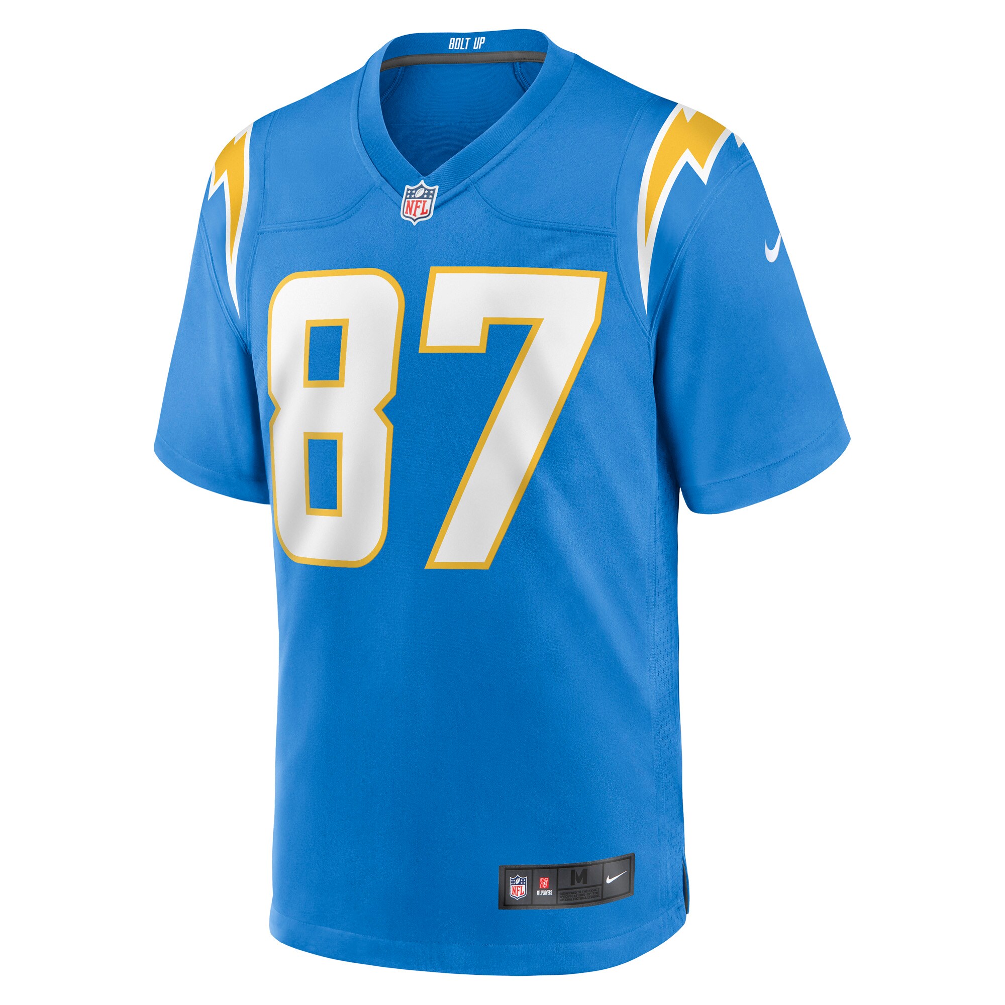Jared Cook Los Angeles Chargers Nike Game Player Jersey - Powder Blue - vstockx