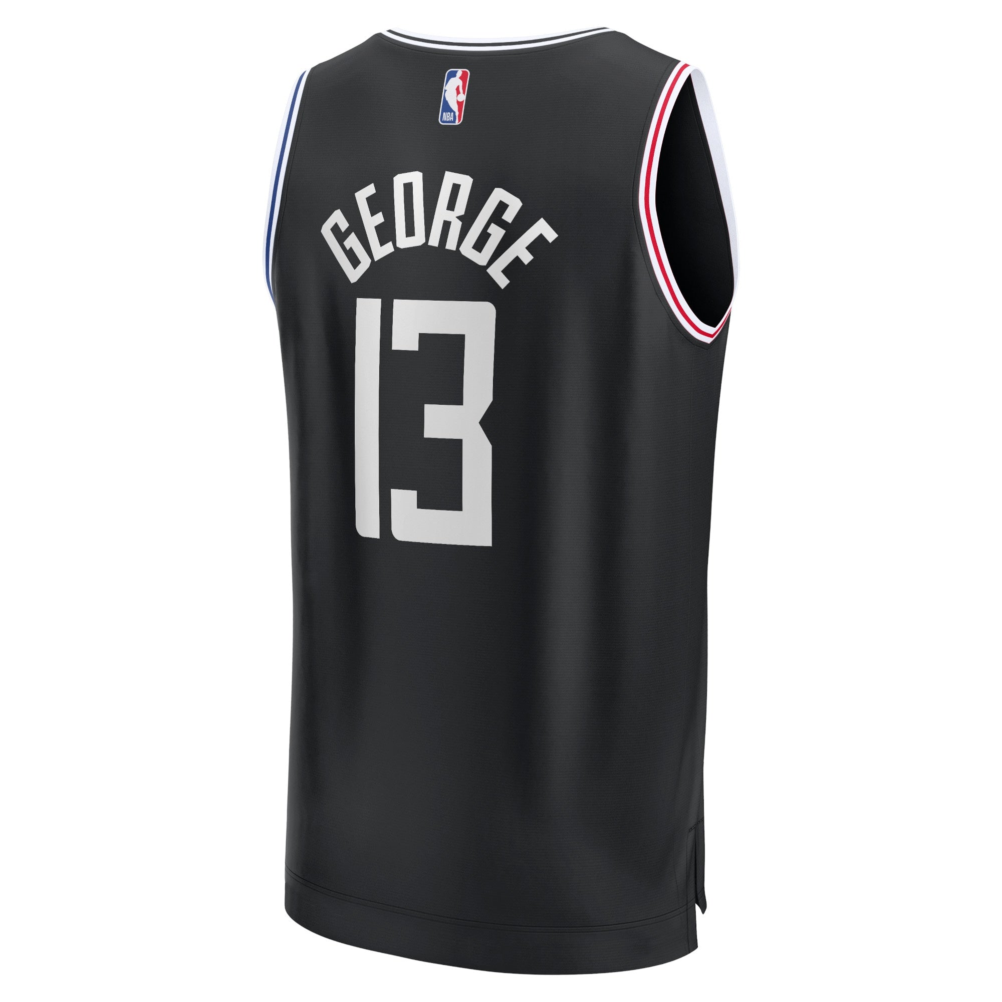 Youth Fanatics Branded Paul George Black LA Clippers 2022/23 Fastbreak Jersey - City Edition - vstockx