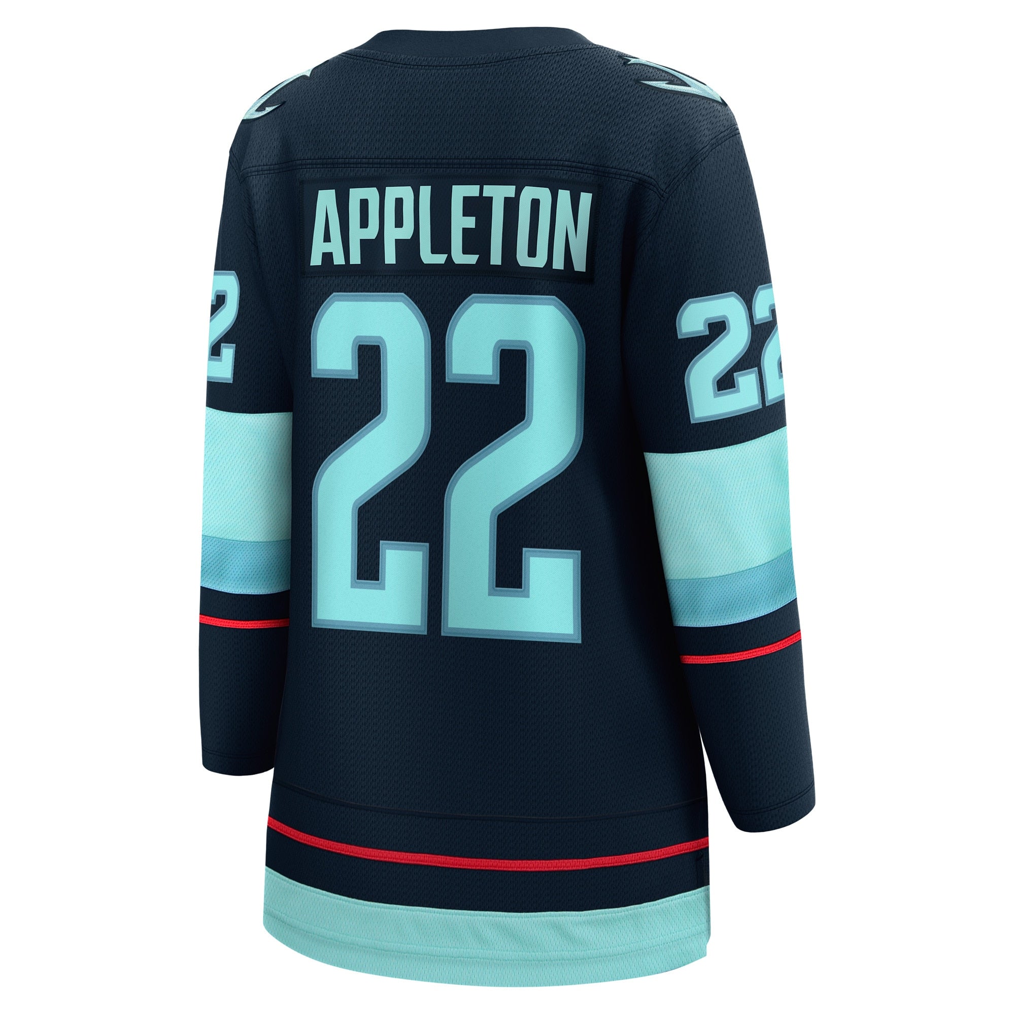 Women's Fanatics Branded Mason Appleton Deep Sea Blue Seattle Kraken Home Breakaway Player Jersey - vstockx
