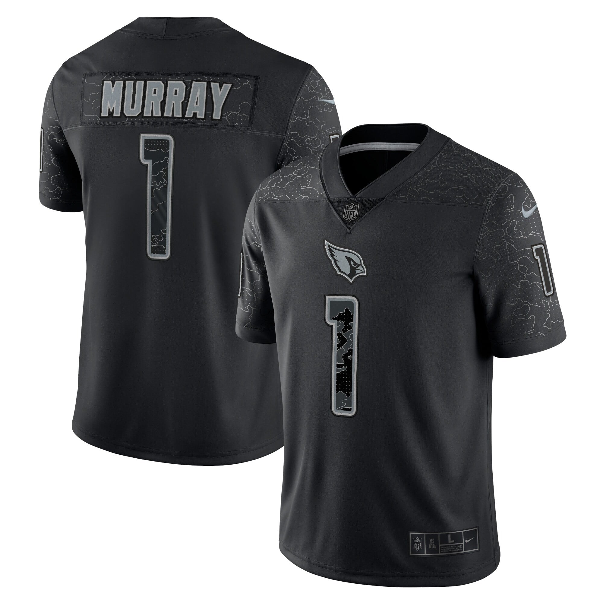 Men's Nike Kyler Murray Black Arizona Cardinals RFLCTV Limited Jersey - vstockx