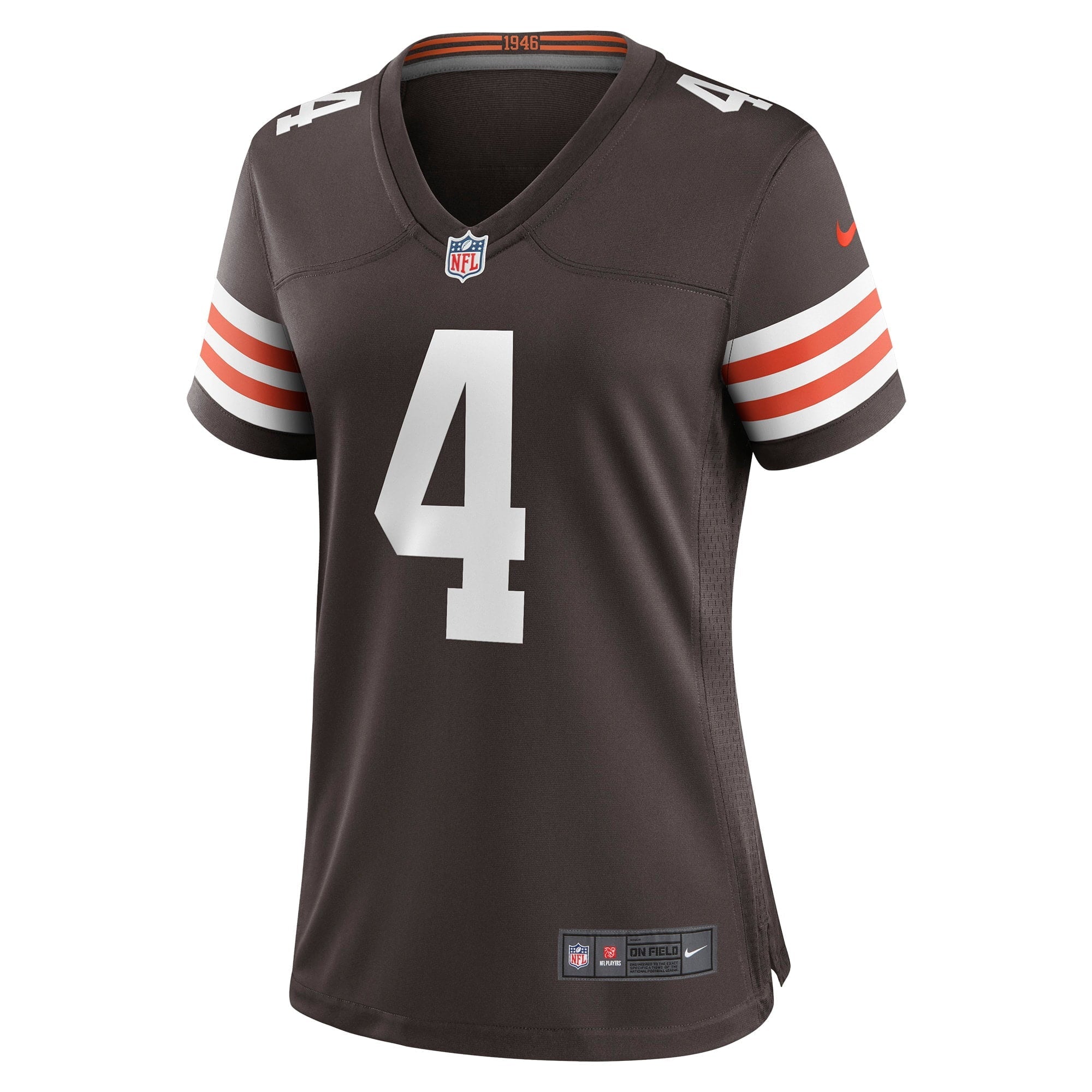 Women's Nike Deshaun Watson Brown Cleveland Browns Game Jersey - vstockx