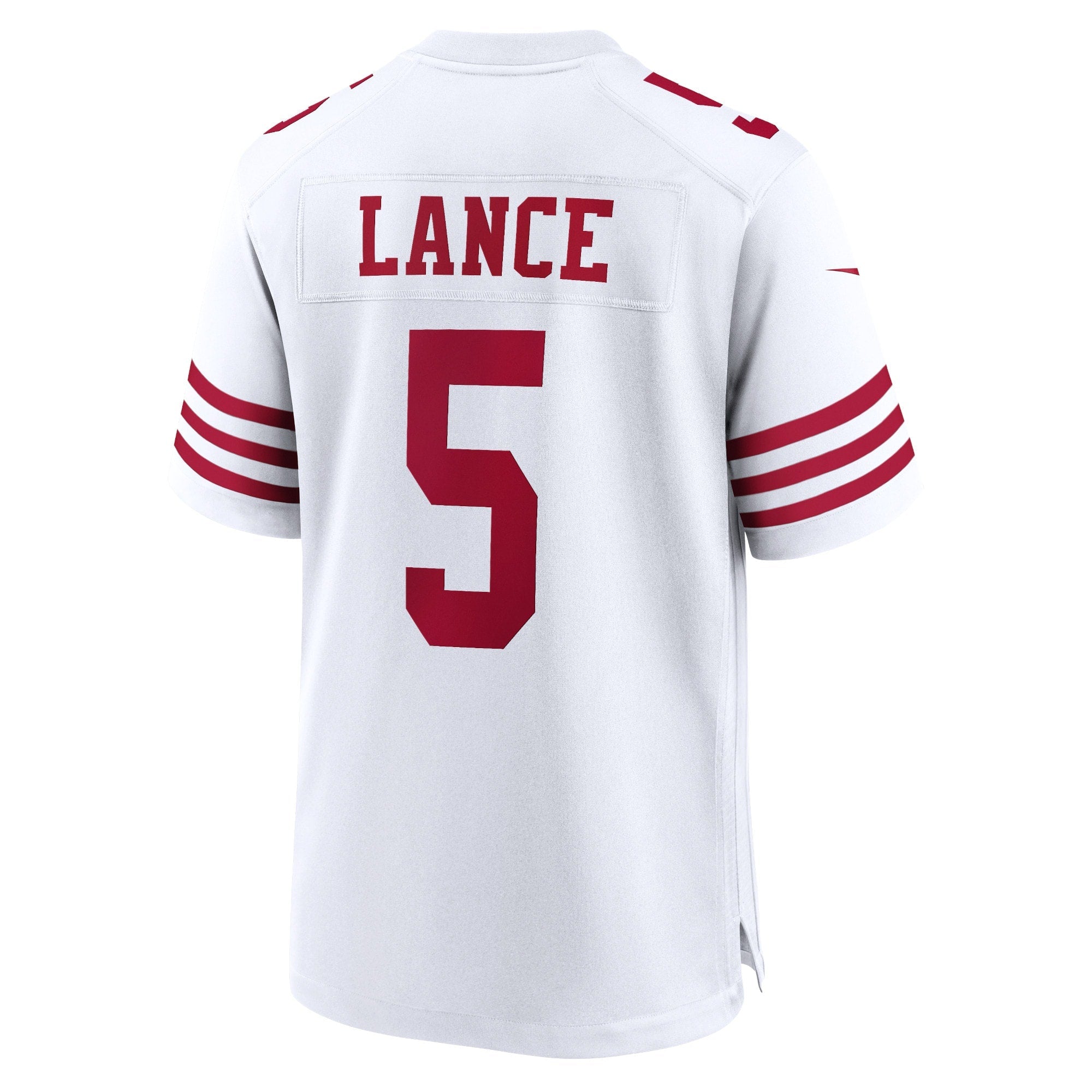 Men's Nike Trey Lance White San Francisco 49ers Player Game Jersey - vstockx