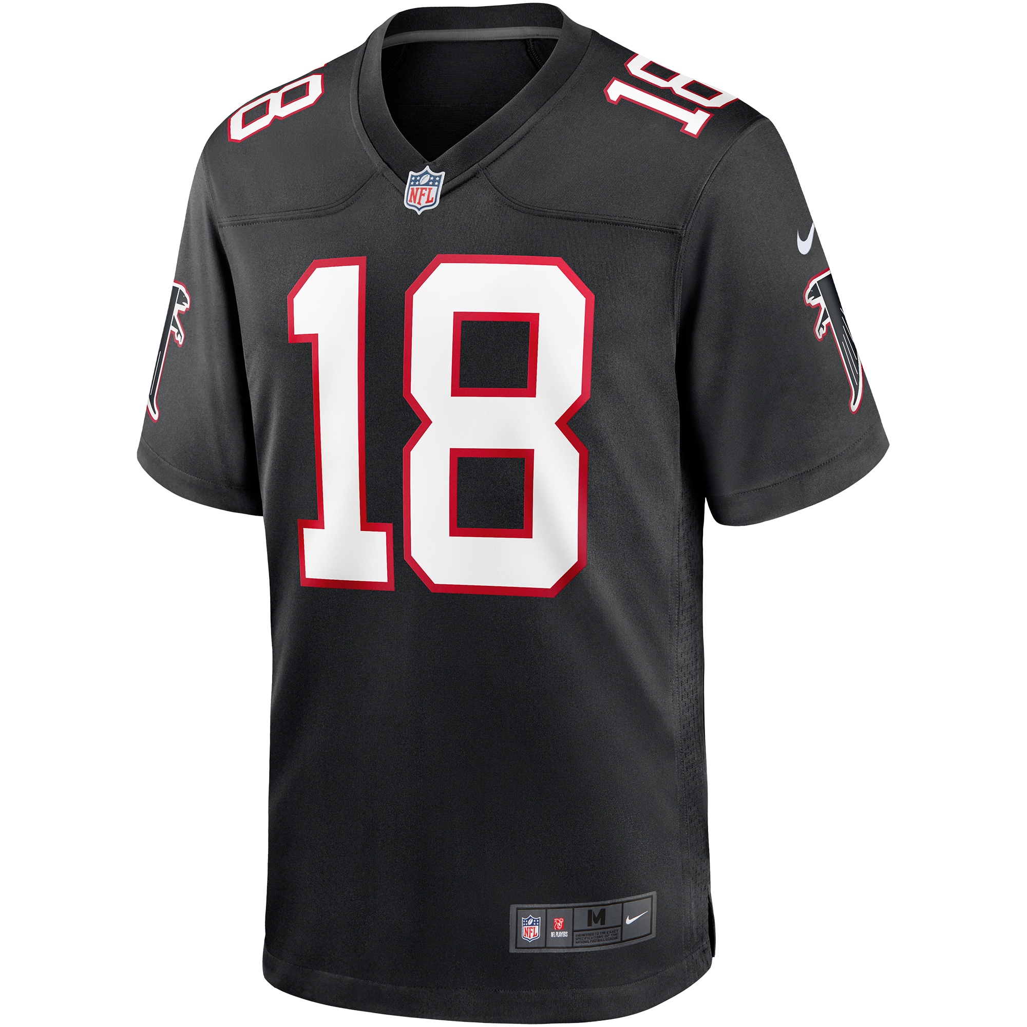 Calvin Ridley Atlanta Falcons Nike Throwback Game Jersey - Black - vstockx
