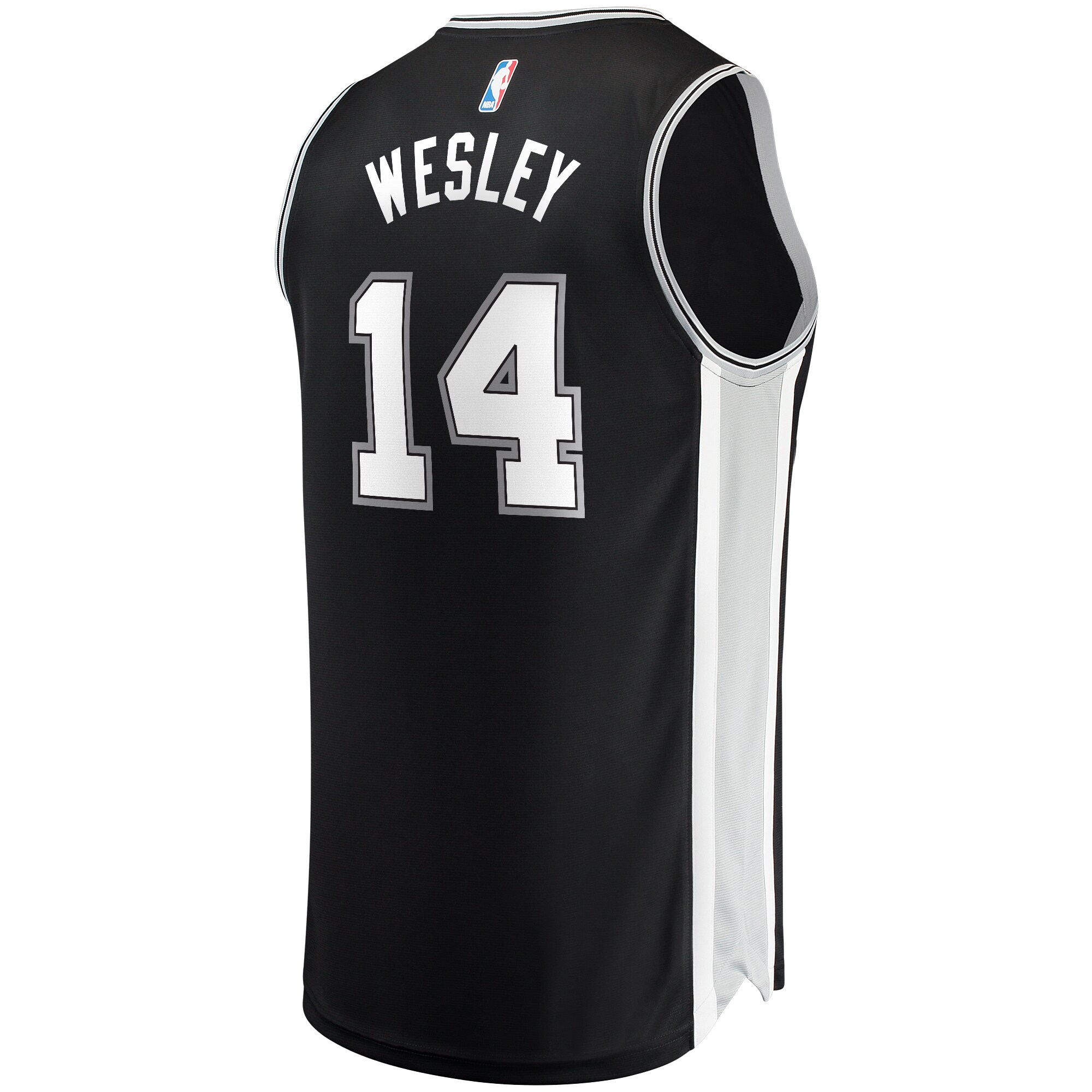 Blake Wesley San Antonio Spurs Fanatics Branded 2022 NBA Draft First Round Pick Fast Break Replica Player Jersey - Icon Edition - Black - vstockx