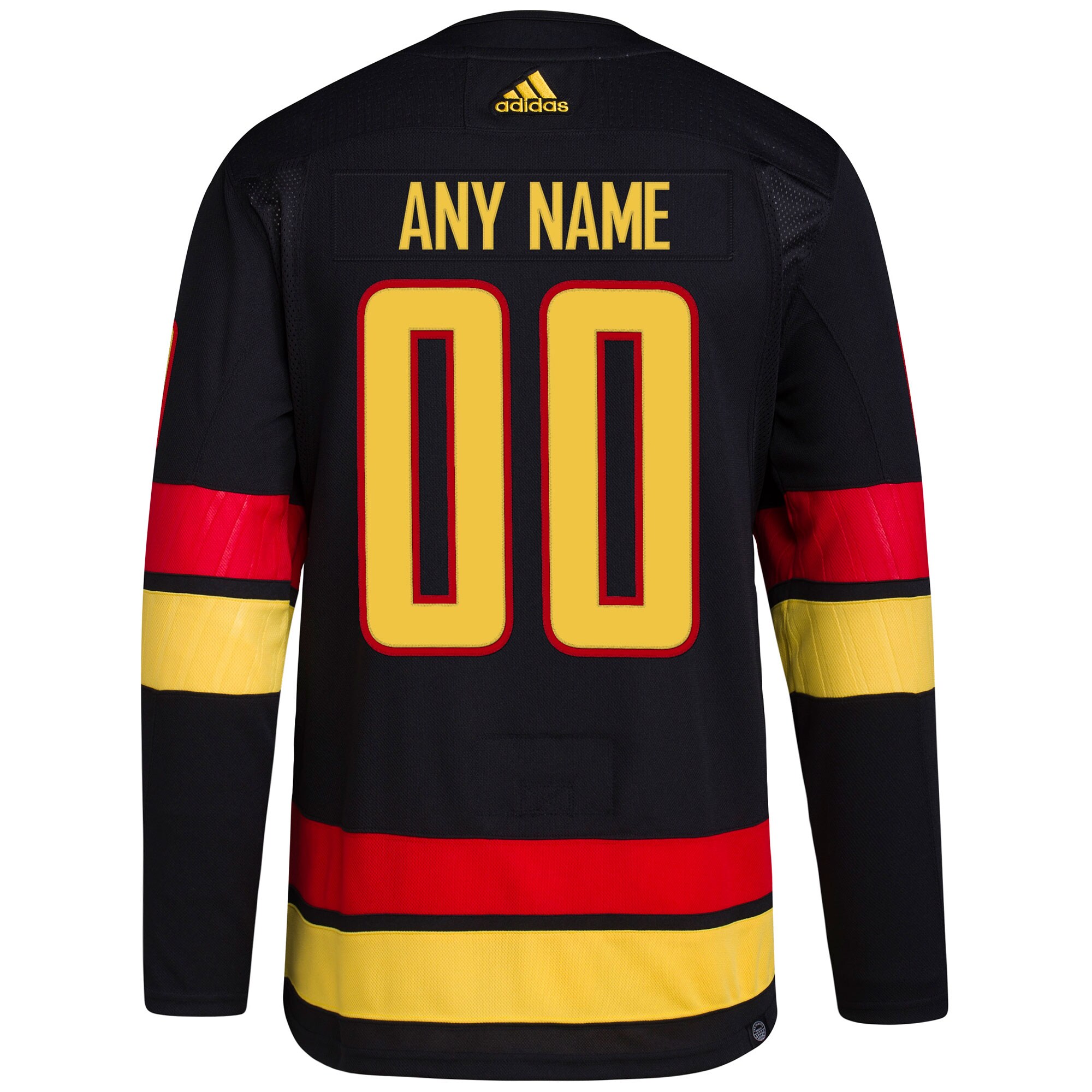 Vancouver Canucks adidas Alternate Authentic Pro Primegreen Custom Jersey - Black - vstockx