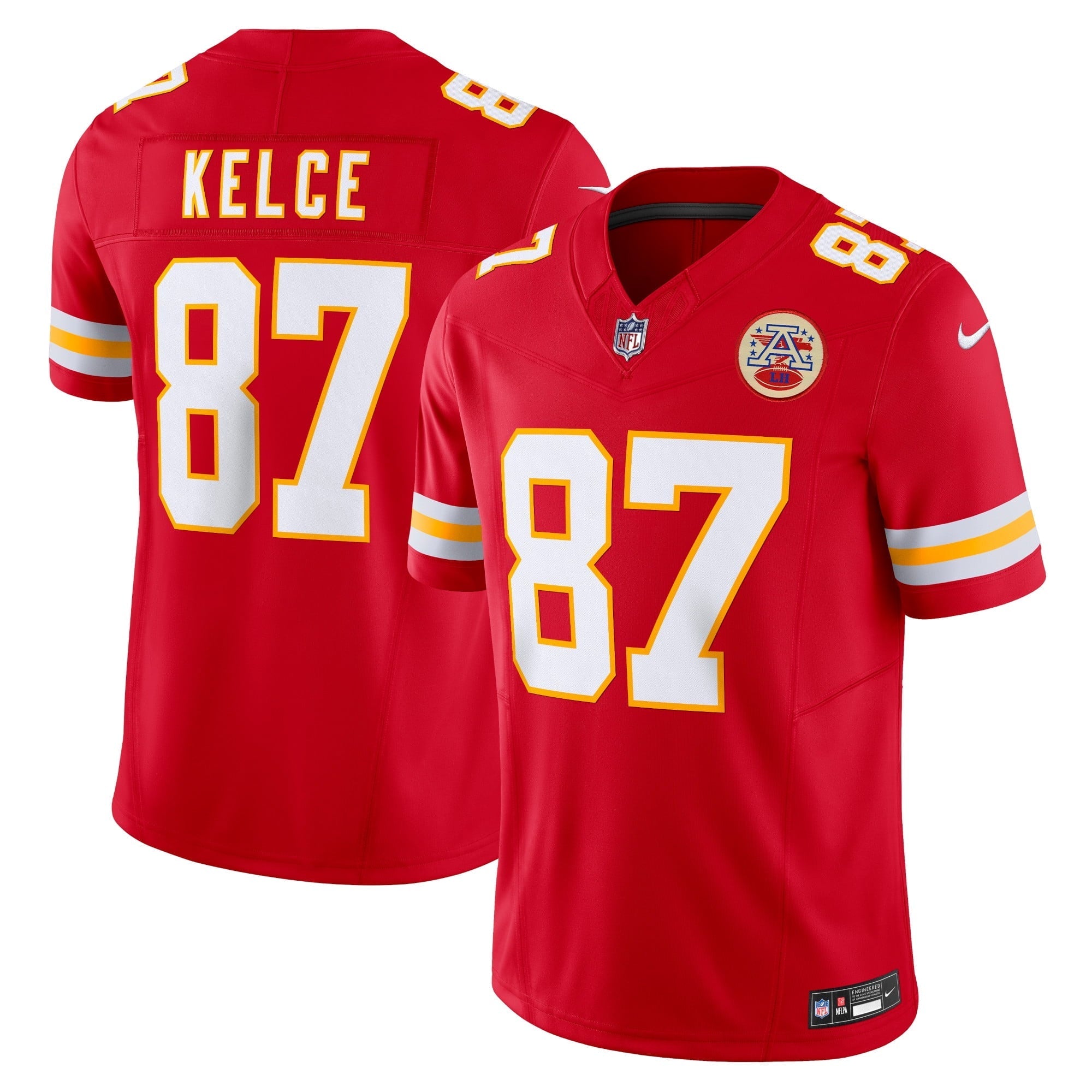 Men's Nike Travis Kelce Red Kansas City Chiefs Vapor F.U.S.E. Limited Jersey - vstockx
