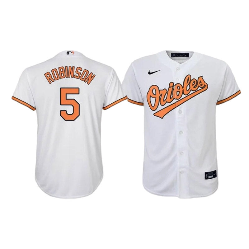 Youth Baltimore Orioles Brooks Robinson Replica Home Jersey - White - vstockx