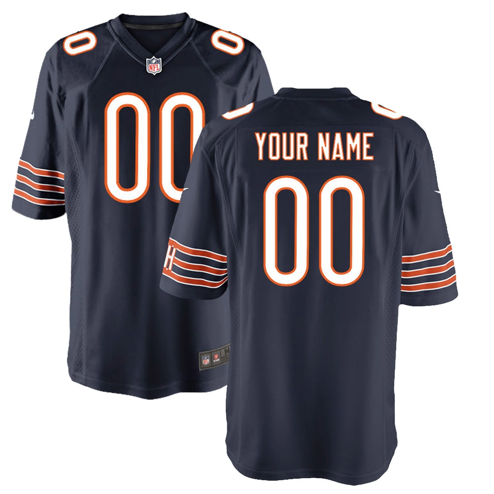 Chicago Bears Nike Youth Custom Game Jersey - Navy - vstockx
