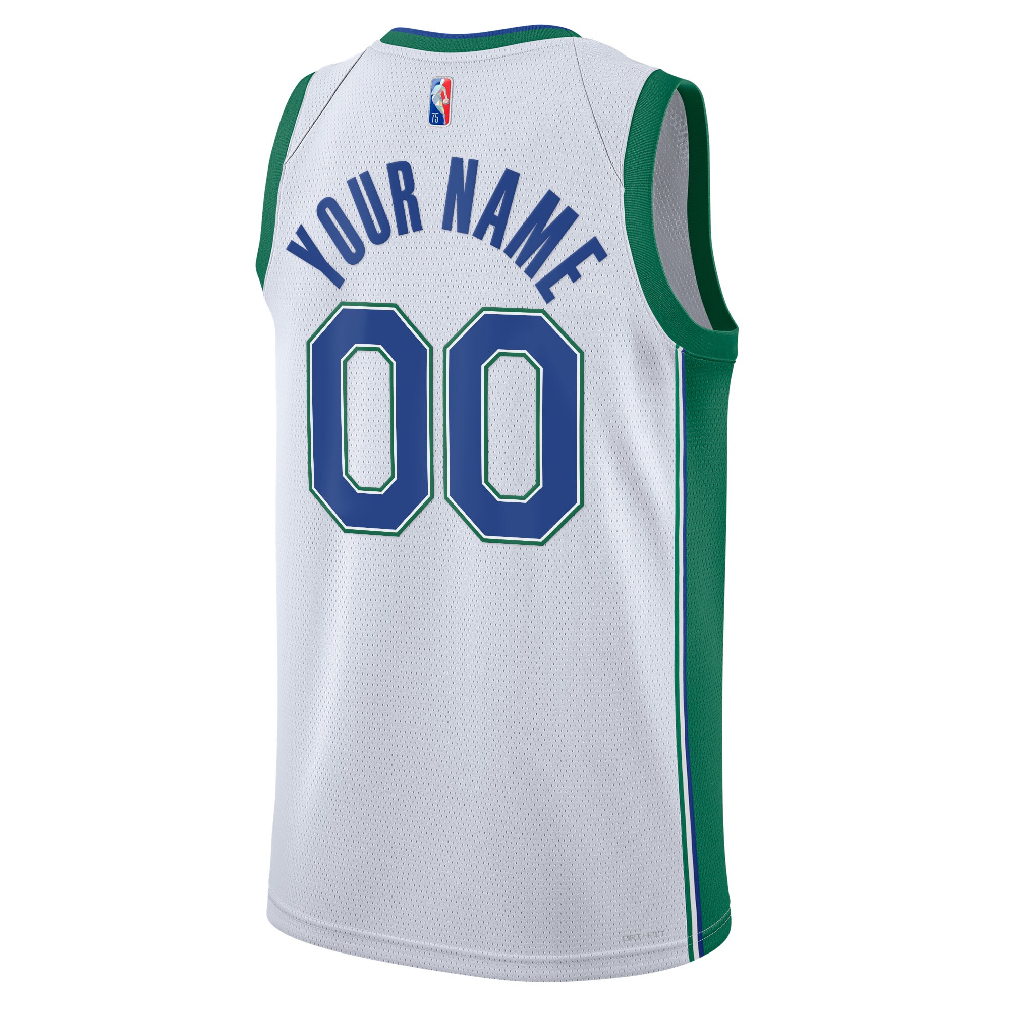 Dallas Mavericks Nike 2021/22 Swingman Custom Jersey - City Edition - White - vstockx
