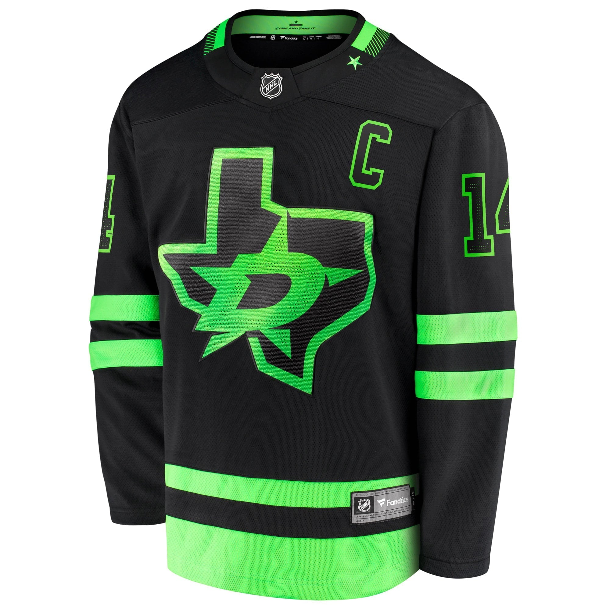 Men's Fanatics Branded Jamie Benn Black Dallas Stars 2020/21 Alternate Premier Breakaway Player Jersey - vstockx