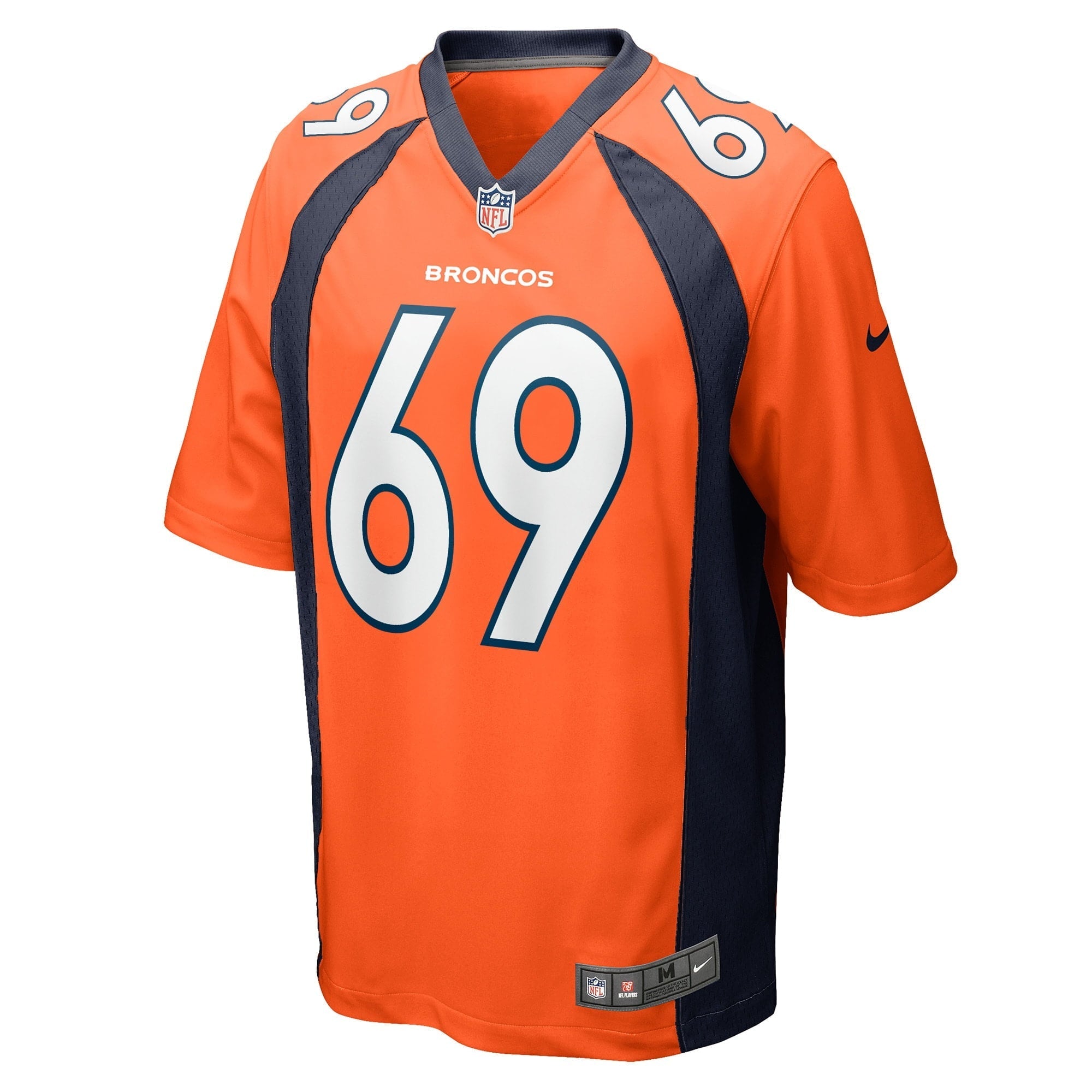 Men's Nike Tom Compton Orange Denver Broncos Game Player Jersey - vstockx