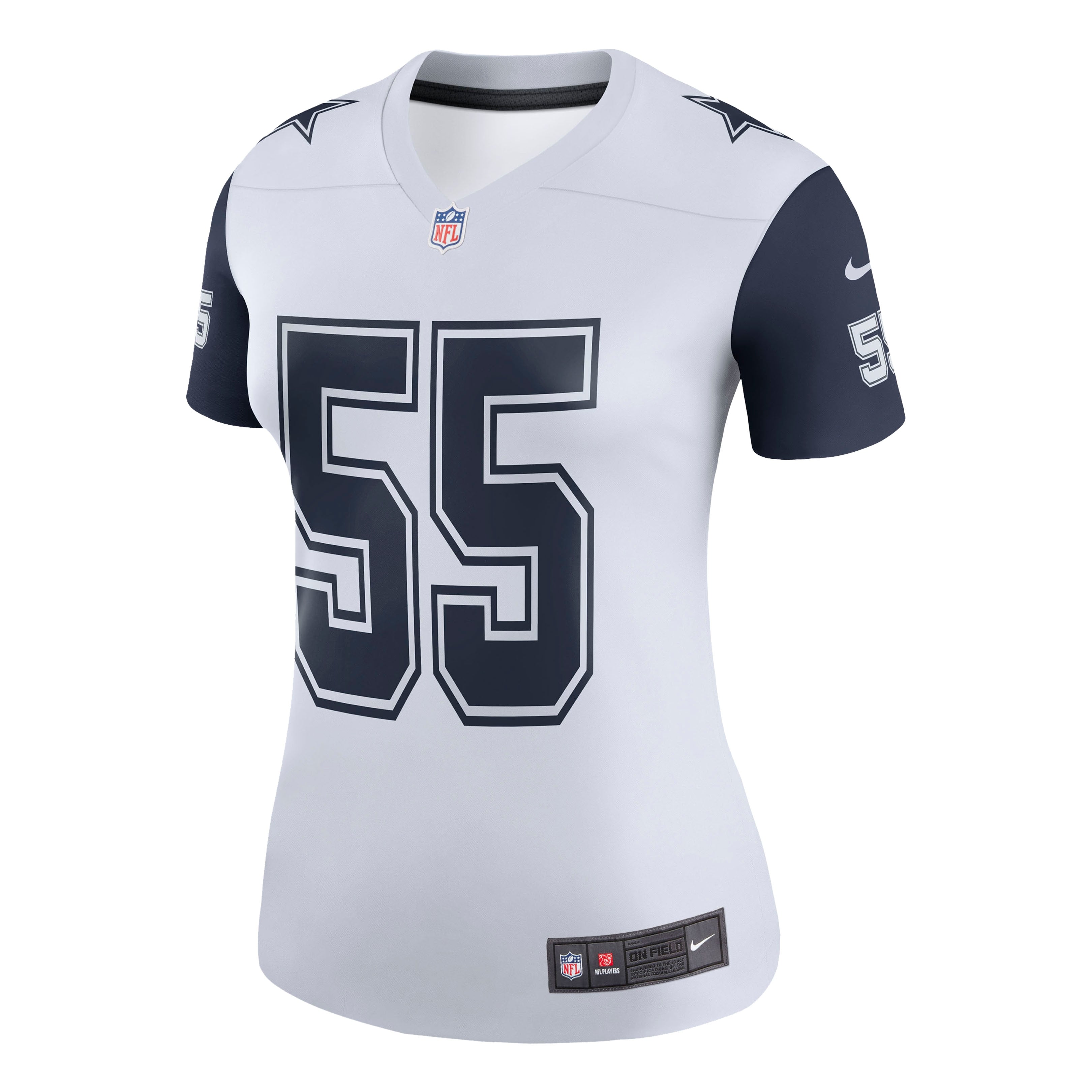Women's Nike Leighton Vander Esch White Dallas Cowboys Color Rush Legend Player Jersey - vstockx