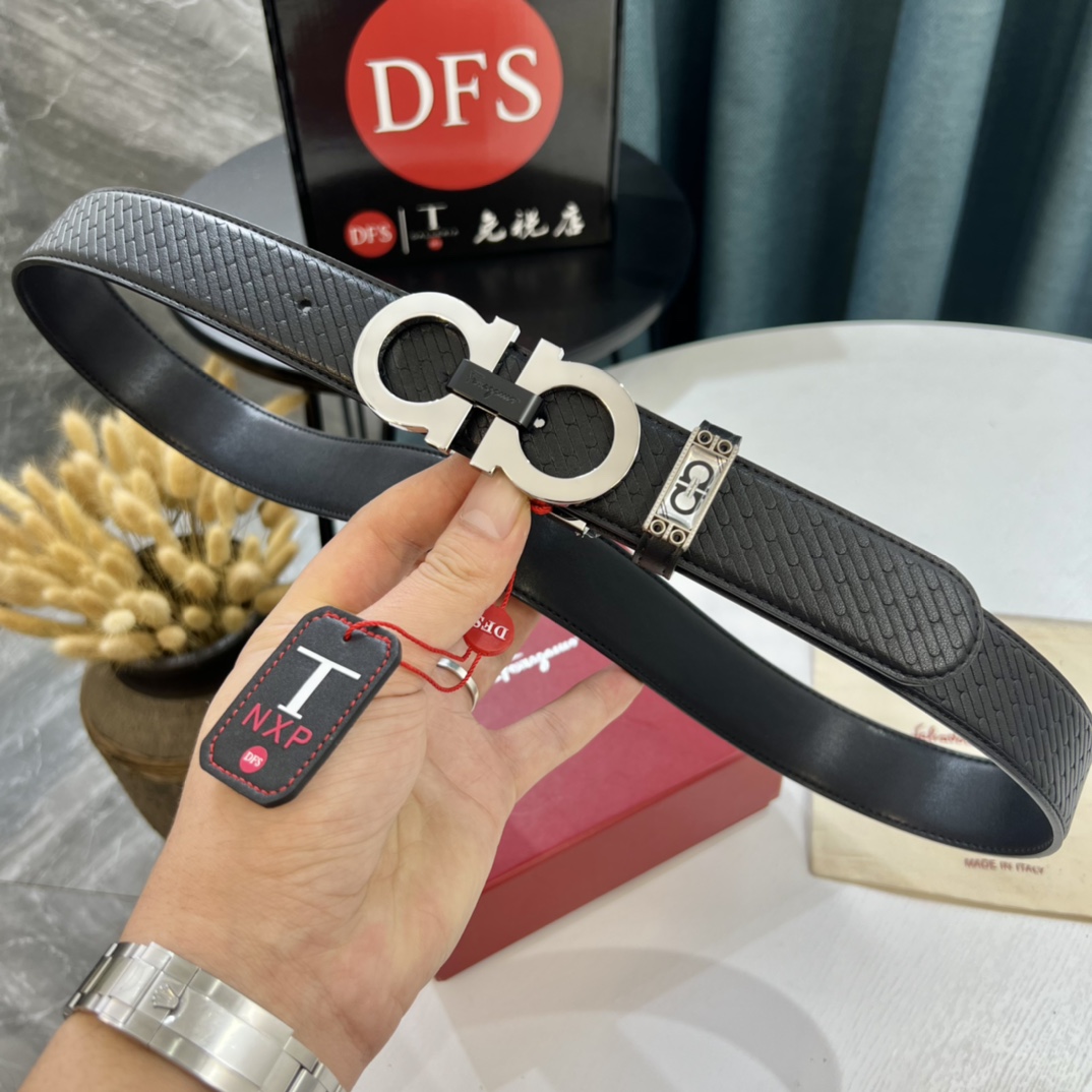 Streetwear Belt Ferragamo 319633 size:3.5cm - vstockx