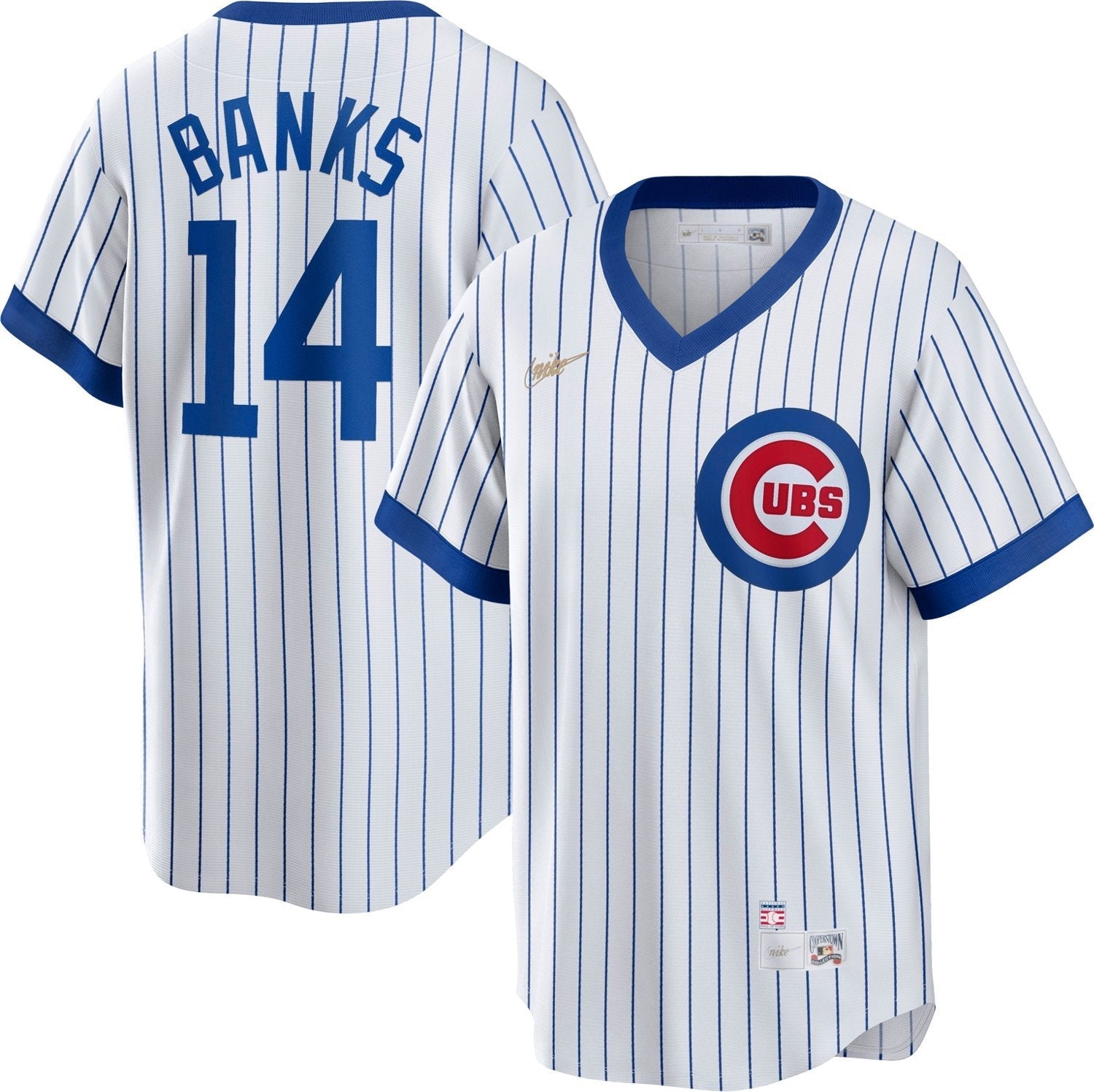 Nike Men's Chicago Cubs Banks Official Cooperstown Jersey - vstockx