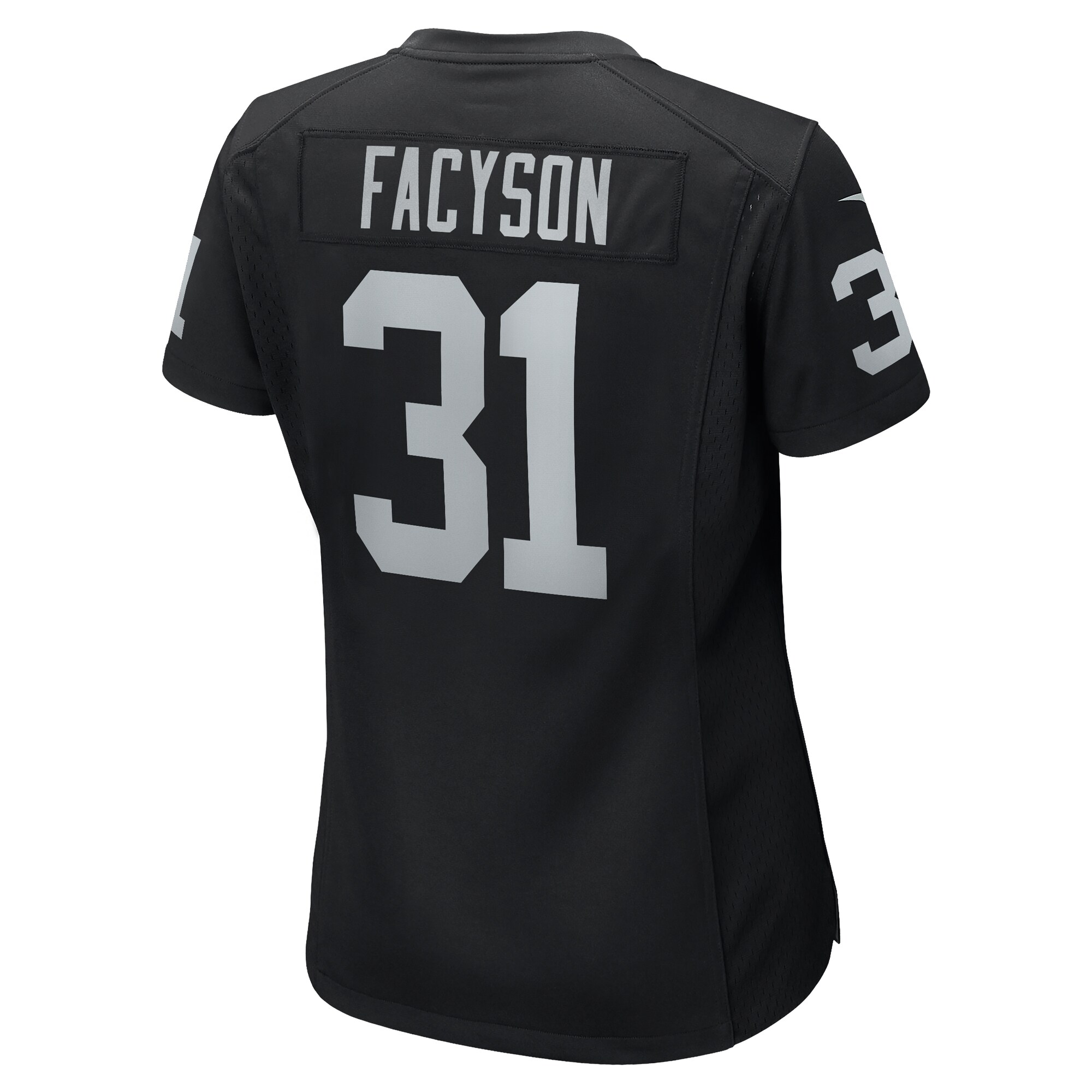 Brandon Facyson Las Vegas Raiders Nike Women's Team Game Jersey - Black - vstockx