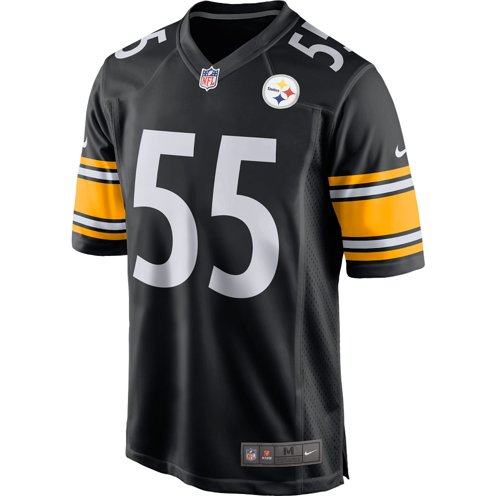 Devin Bush Pittsburgh Steelers Nike Game Player Jersey - Black - vstockx