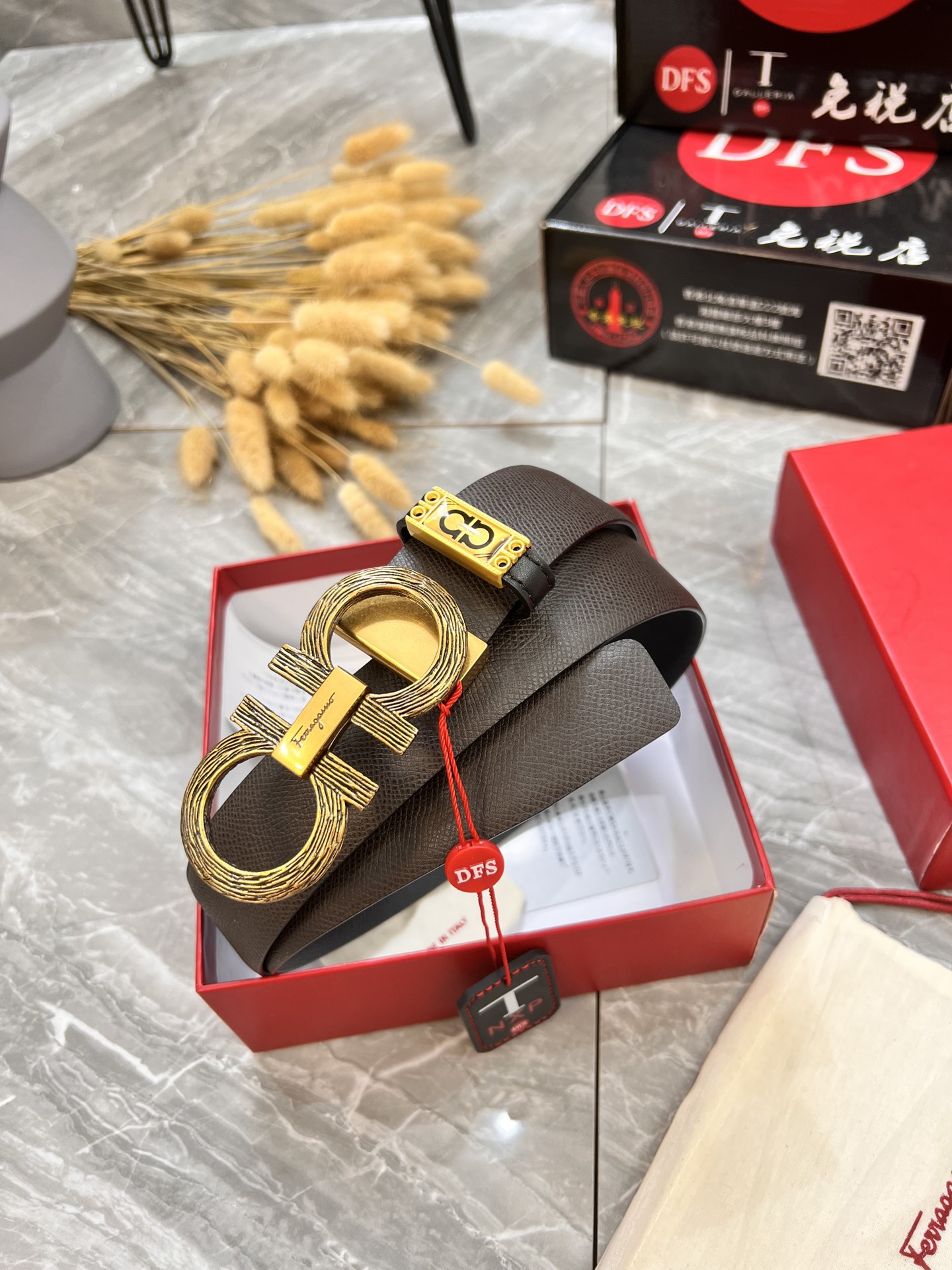 Streetwear Belt Ferragamo 319918 size:3.5cm - vstockx
