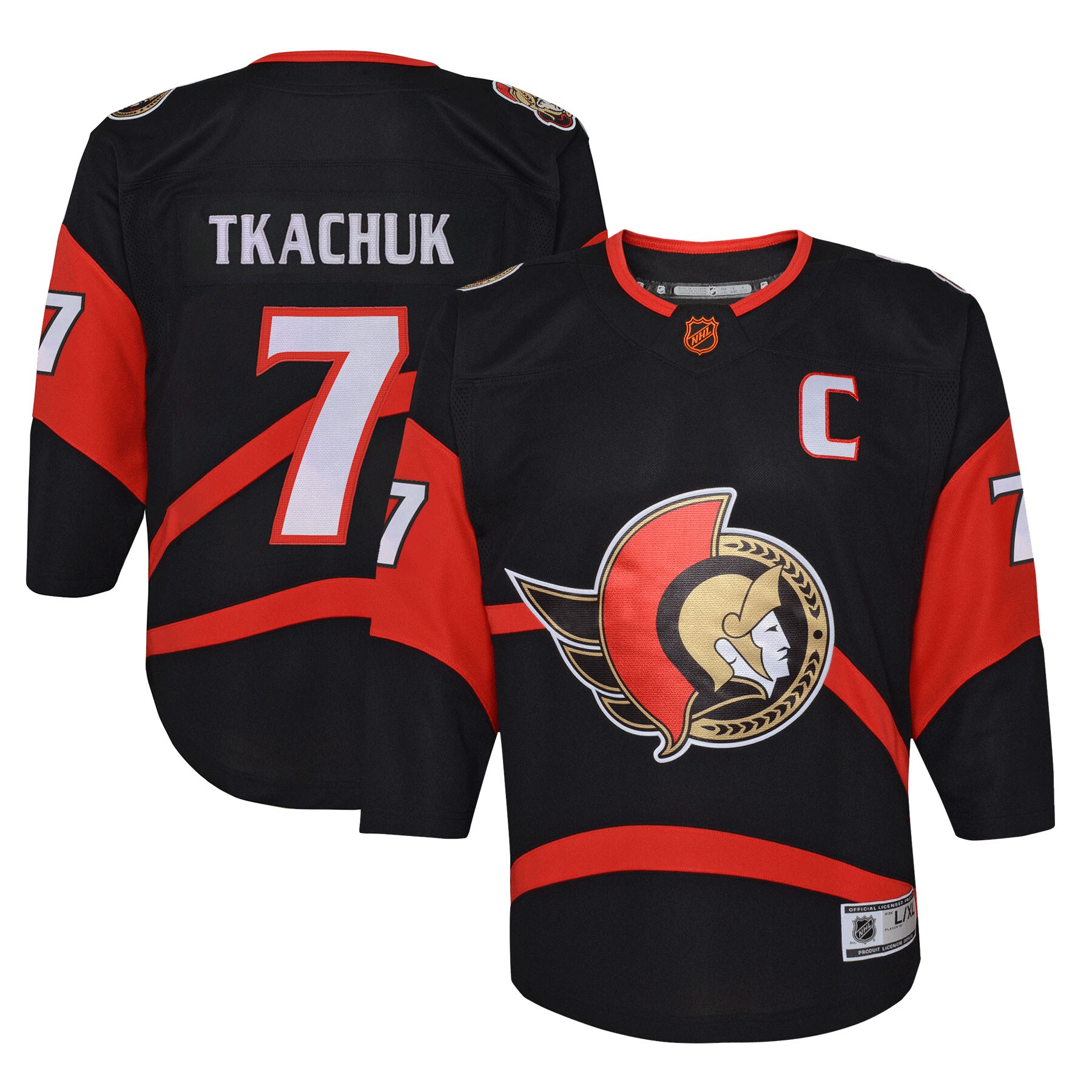 Brady Tkachuk Ottawa Senators Youth Special Edition 2.0 Premier Player Jersey - Black - vstockx