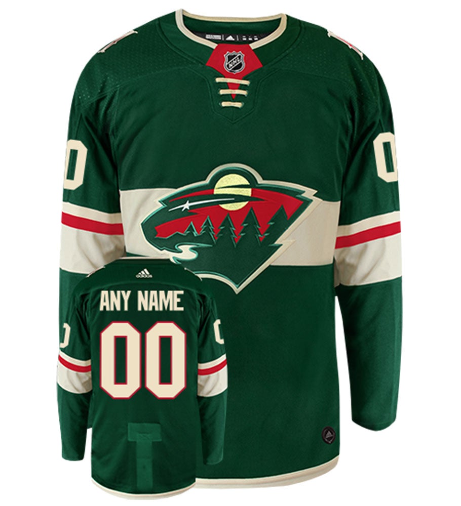 Minnesota Wild Adidas Authentic Home NHL Hockey Jersey - vstockx