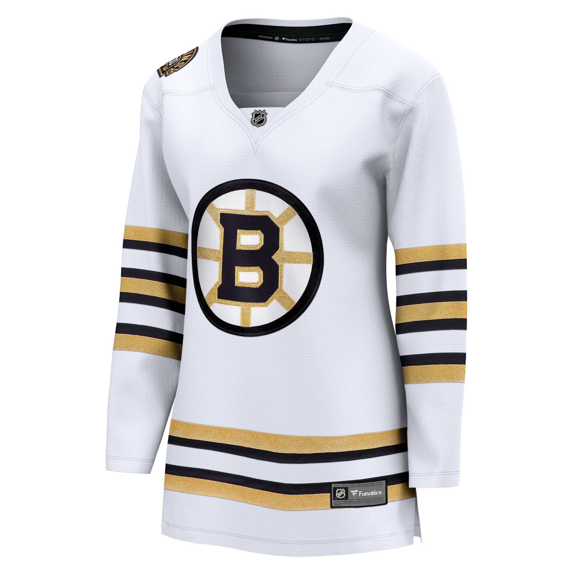 Boston Bruins Fanatics Branded Women's 100th Anniversary Premier Breakaway Jersey - White - vstockx