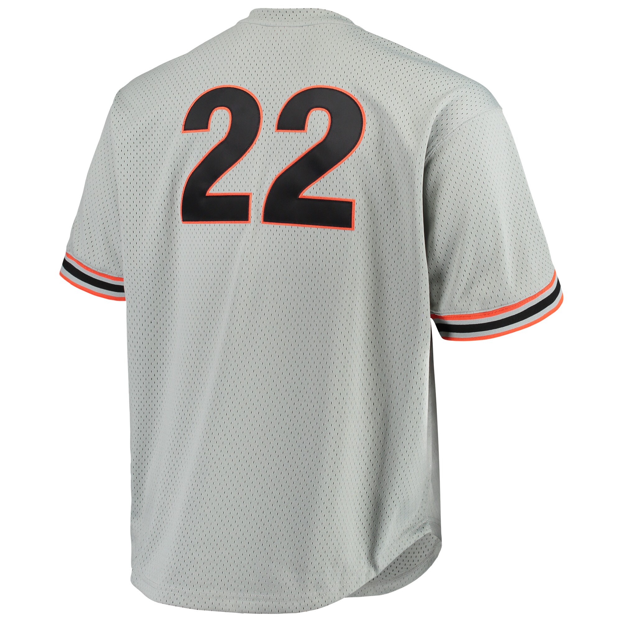 Will Clark San Francisco Giants Mitchell & Ness Big & Tall Cooperstown Collection Mesh Batting Practice Jersey - Gray - vstockx