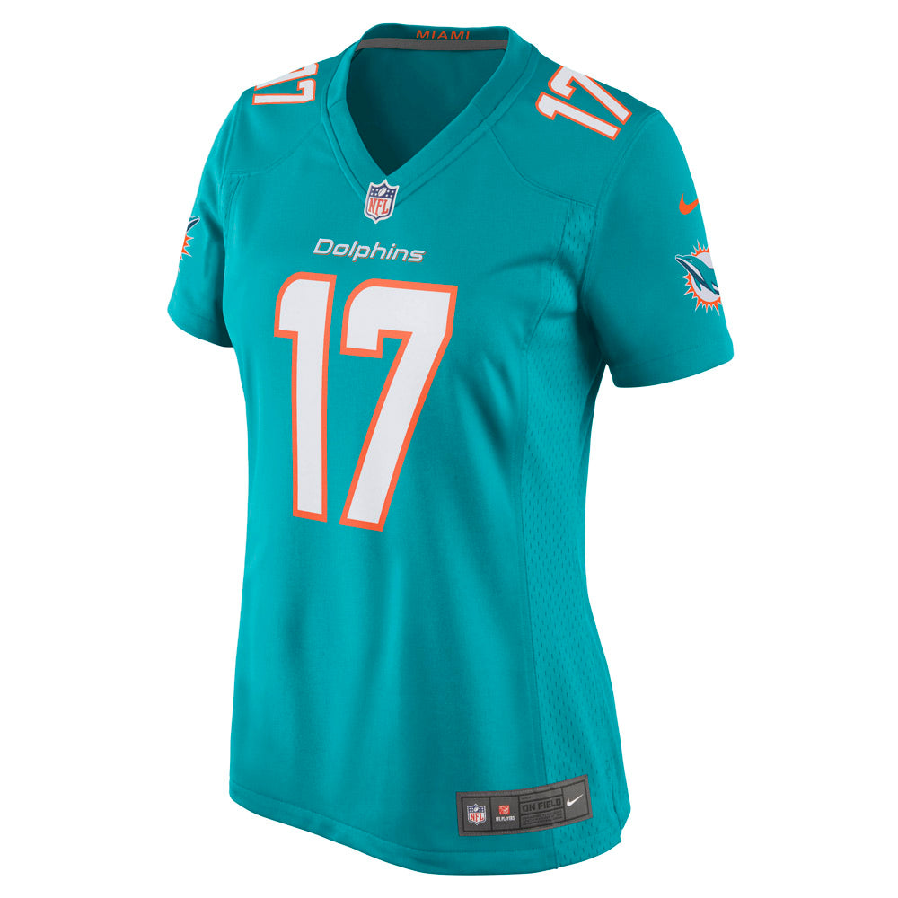 Women's Miami Dolphins Jaylen Waddle Game Player Jersey Aqua - vstockx