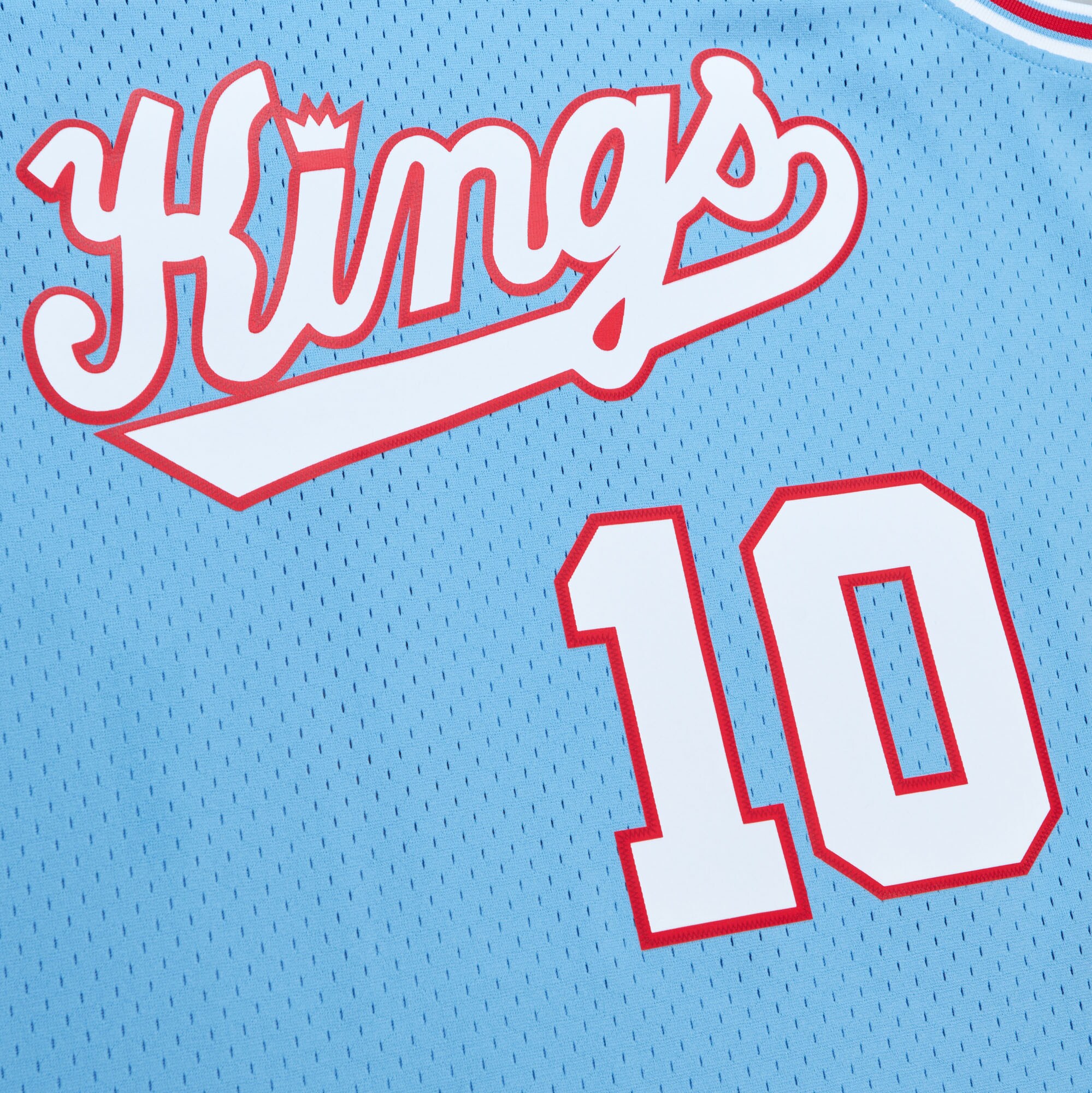 Mike Bibby Sacramento Kings Mitchell & Ness 2001/02 Hardwood Classics Swingman Jersey - Light Blue - vstockx