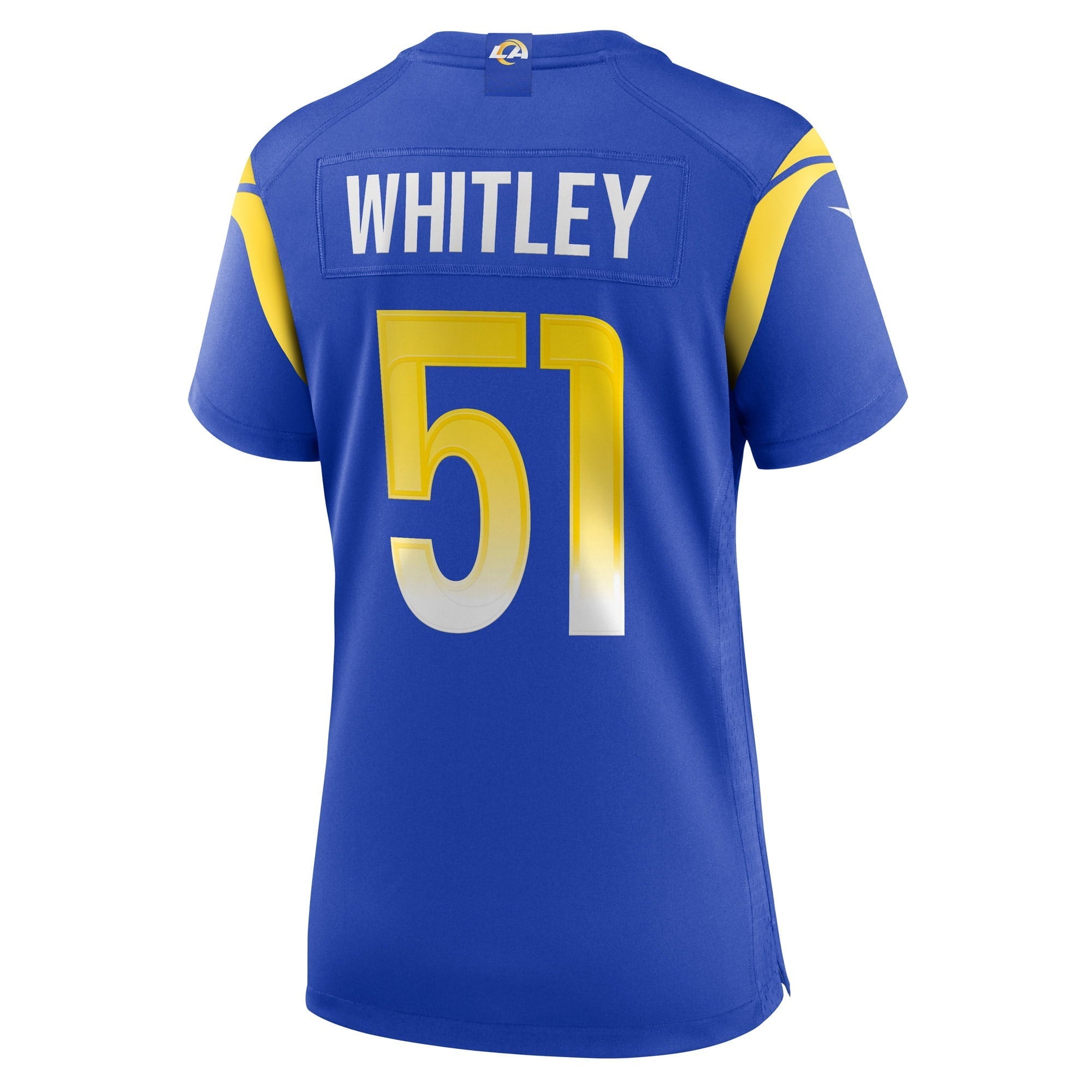 Women's Nike Benton Whitley Royal Los Angeles Rams Game Player Jersey - vstockx