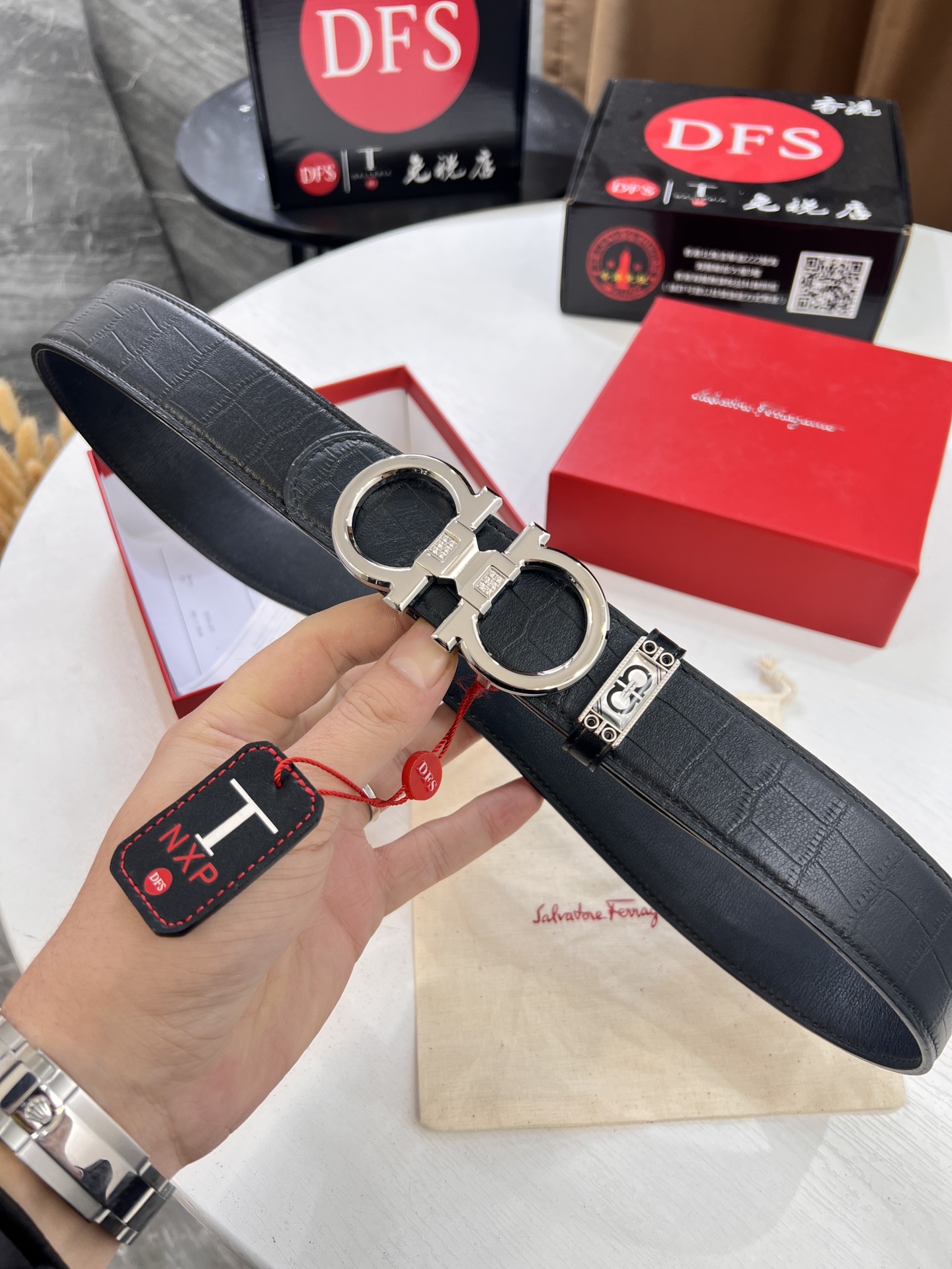 Streetwear Belt Ferragamo 321721 size:3.5cm - vstockx
