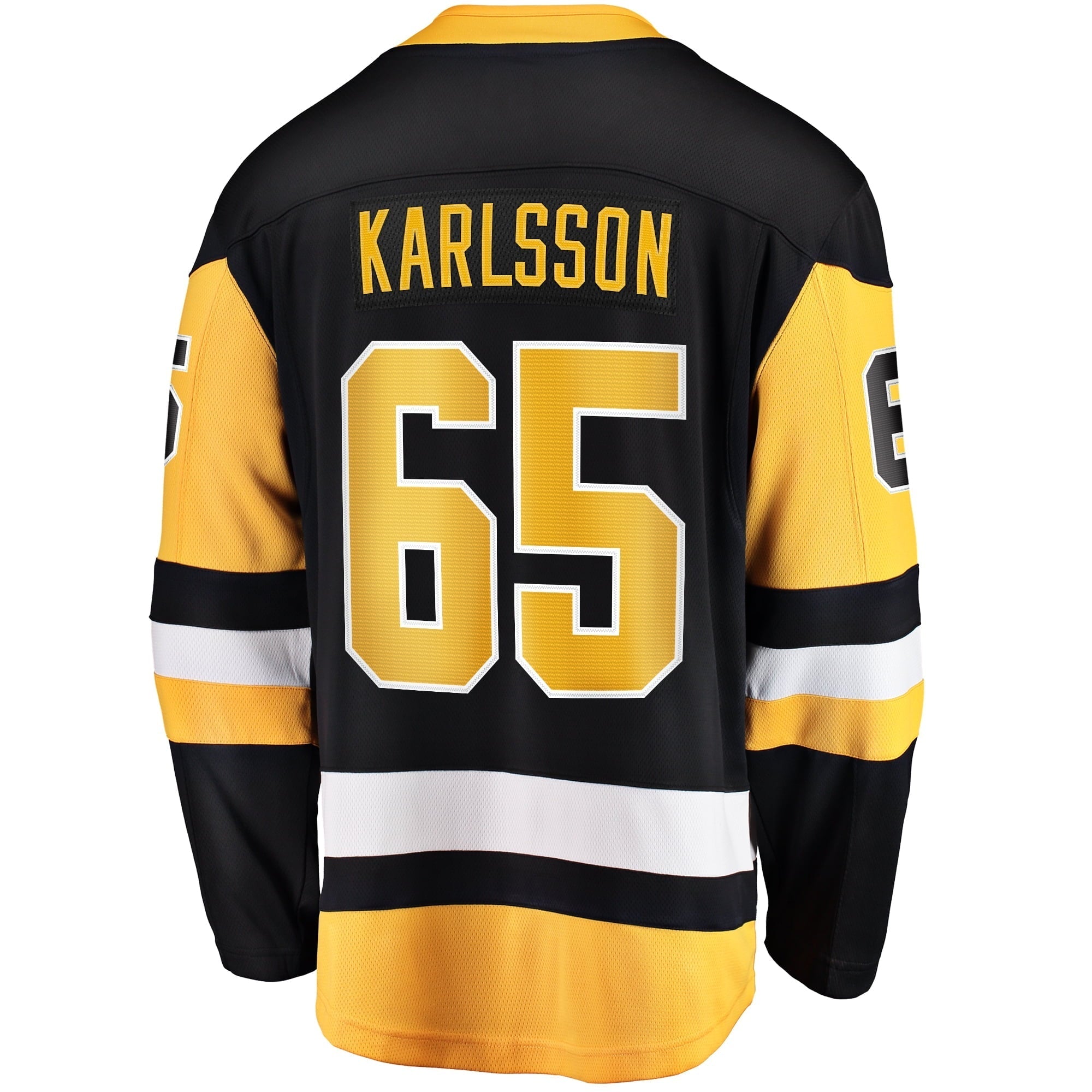 Men's Fanatics Branded Erik Karlsson Black Pittsburgh Penguins Home Breakaway Jersey - vstockx