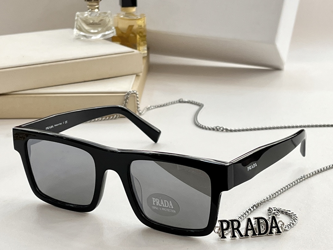sunglasses Prada SPR19WF Size:52-21-145 - vstockx