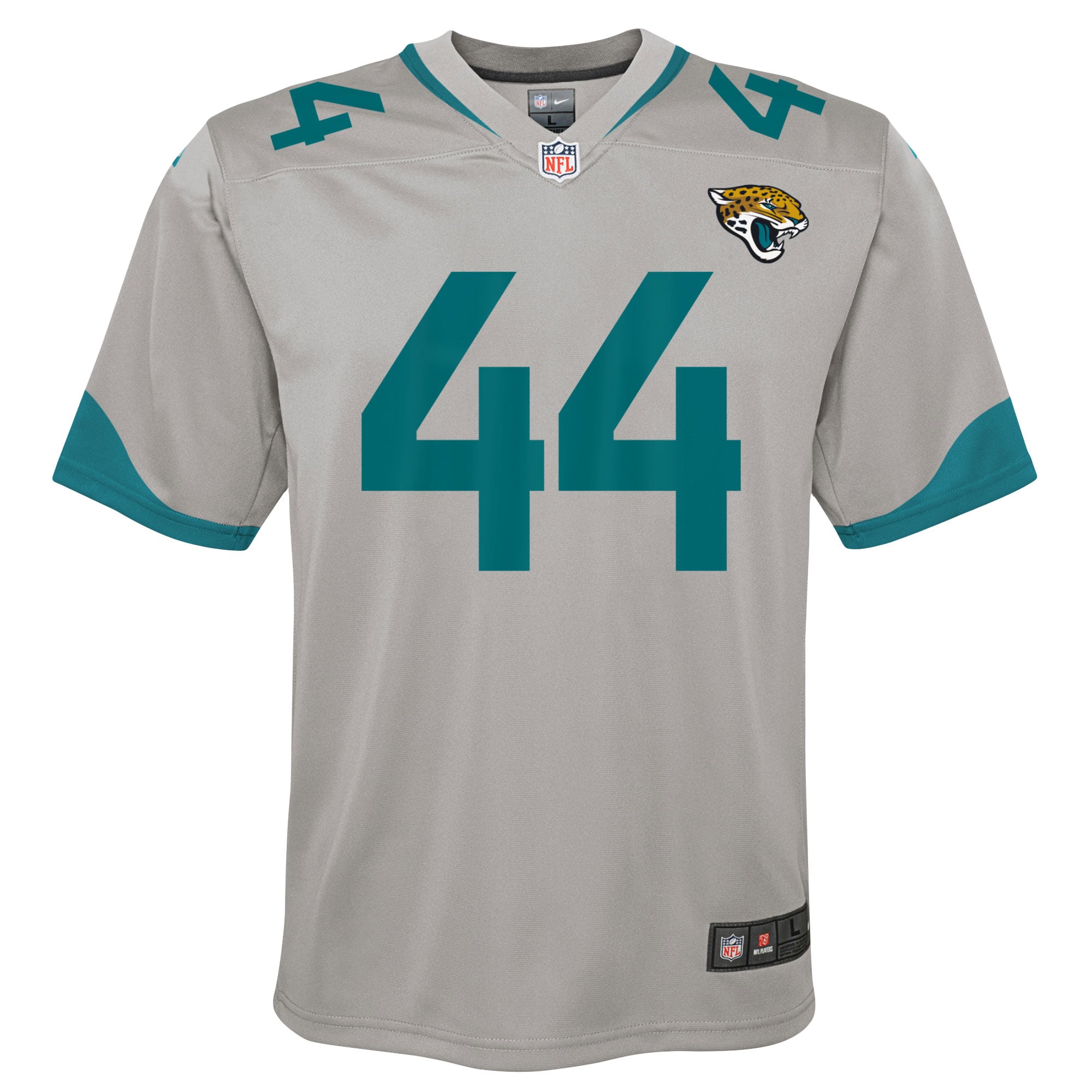 Travon Walker Jacksonville Jaguars Nike Youth Inverted Game Jersey - Silver - vstockx