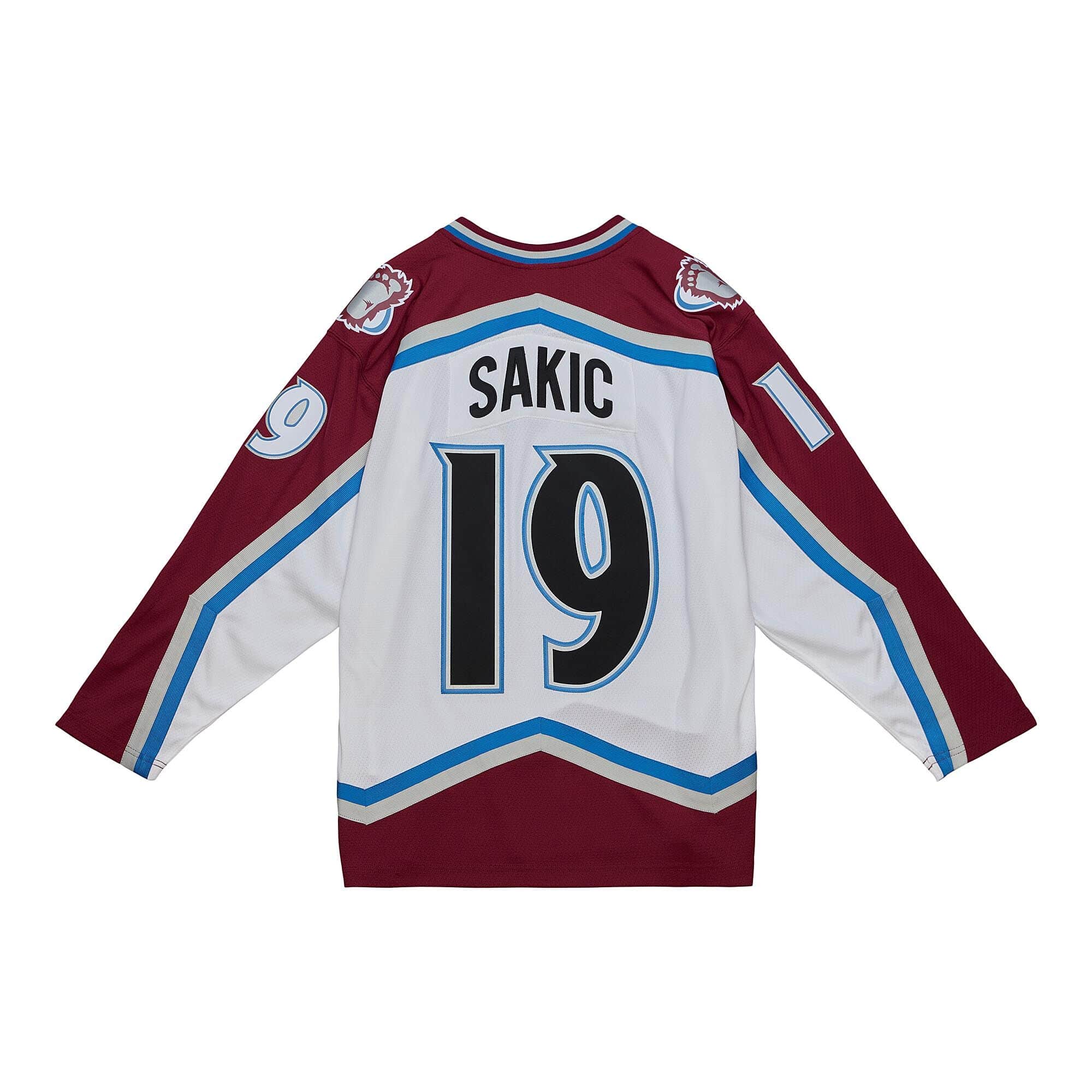 Blue Line Joe Sakic Colorado Avalanche 2000 Jersey - vstockx