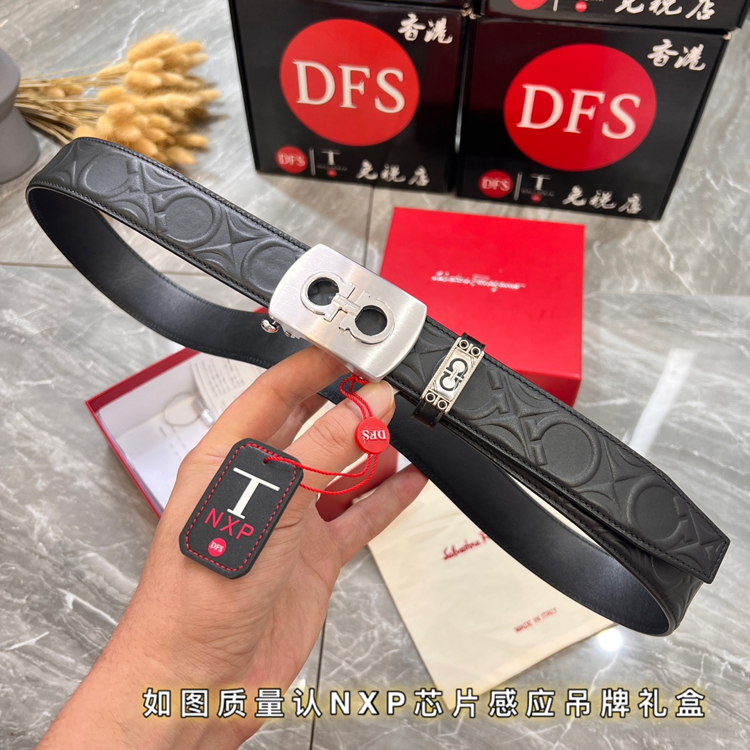 Streetwear Belt Ferragamo 320001 size:3.5cm - vstockx