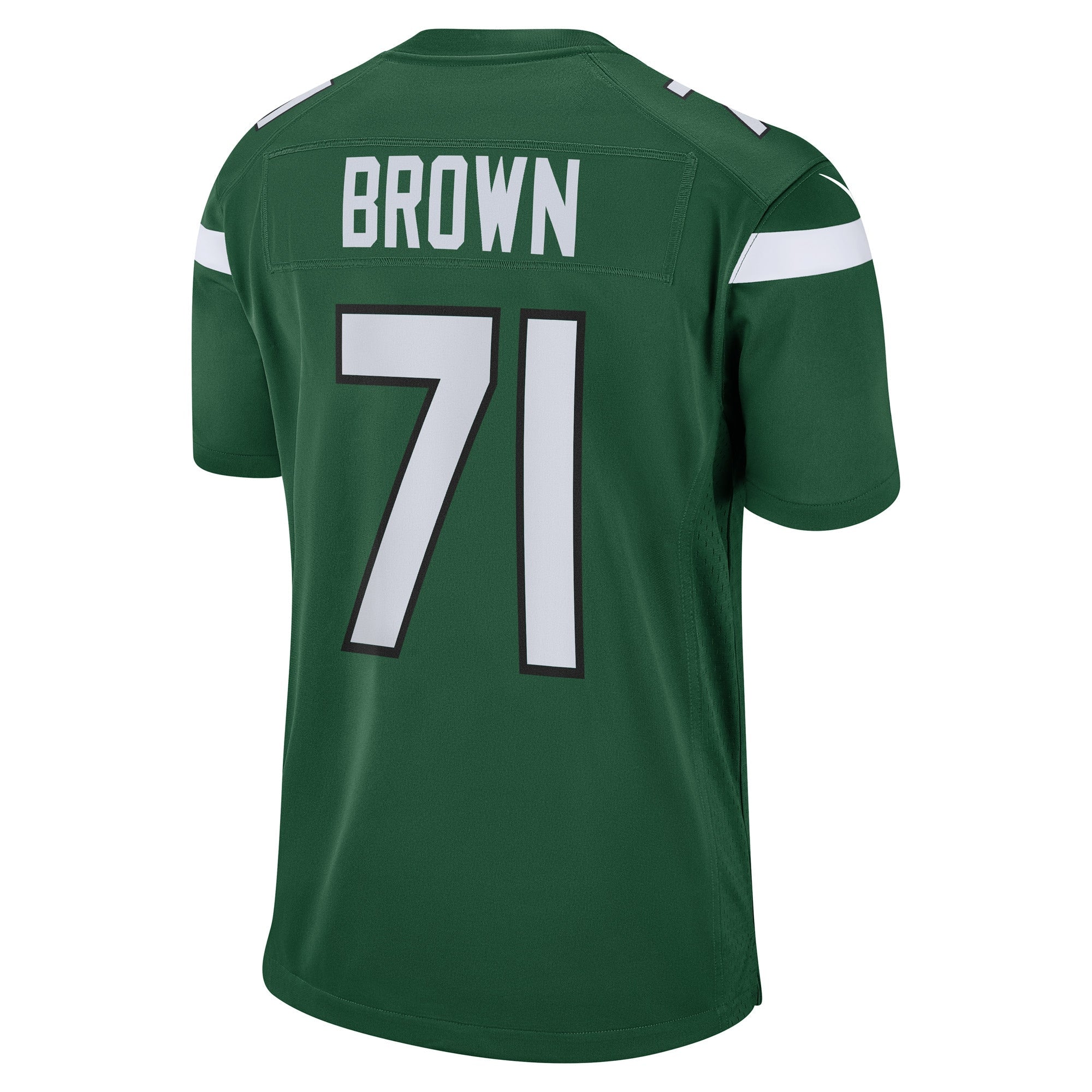 Men's Nike Duane Brown Gotham Green New York Jets Game Player Jersey - vstockx