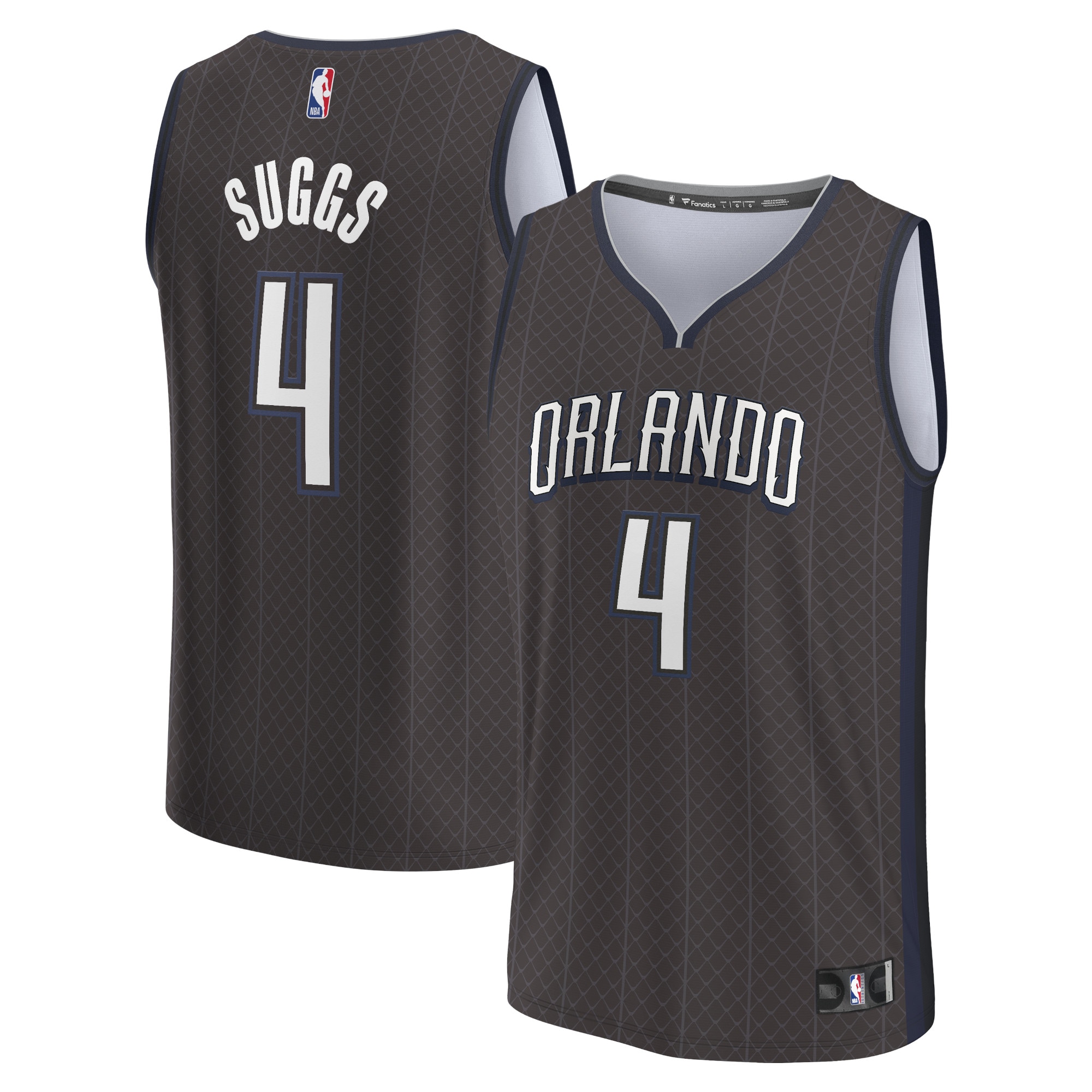 Jalen Suggs Orlando Magic Fanatics Branded 2022/23 Fastbreak Jersey - City Edition - Black - vstockx