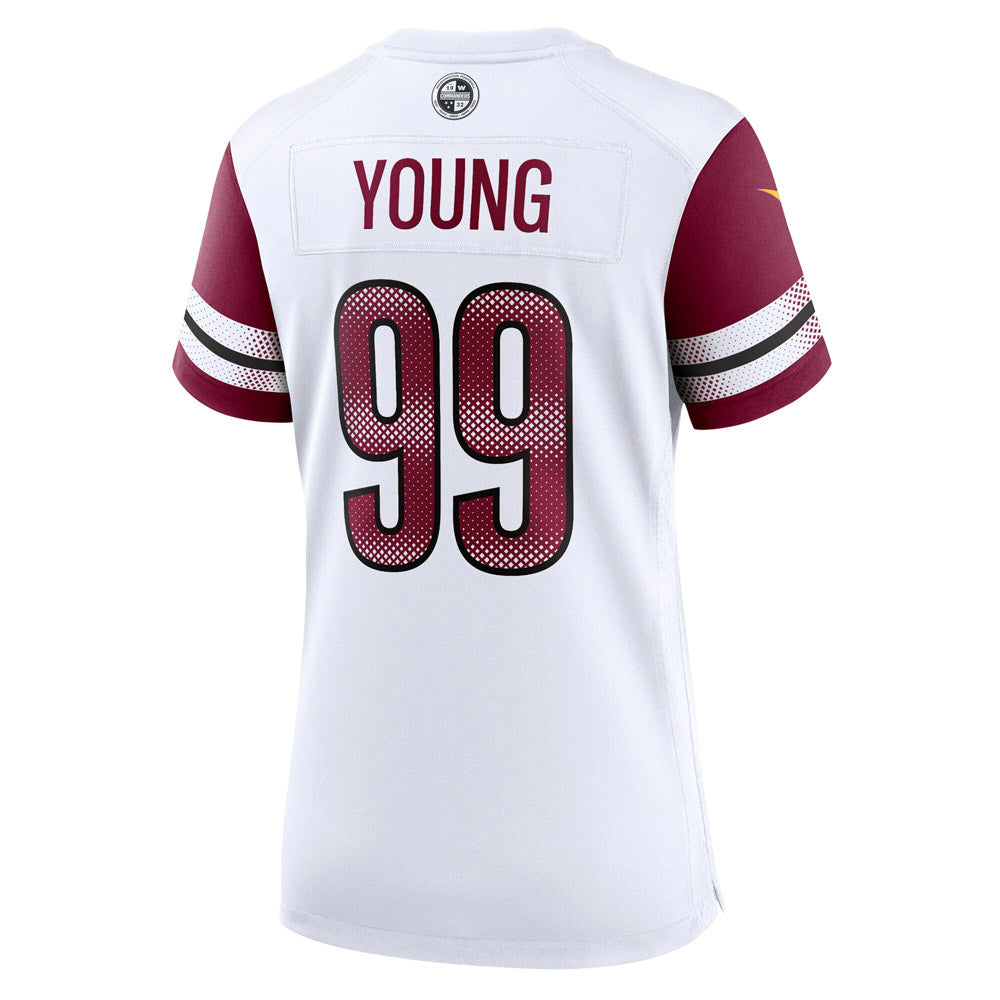 Women's Washington Commanders Chase Young Game Jersey- White - vstockx