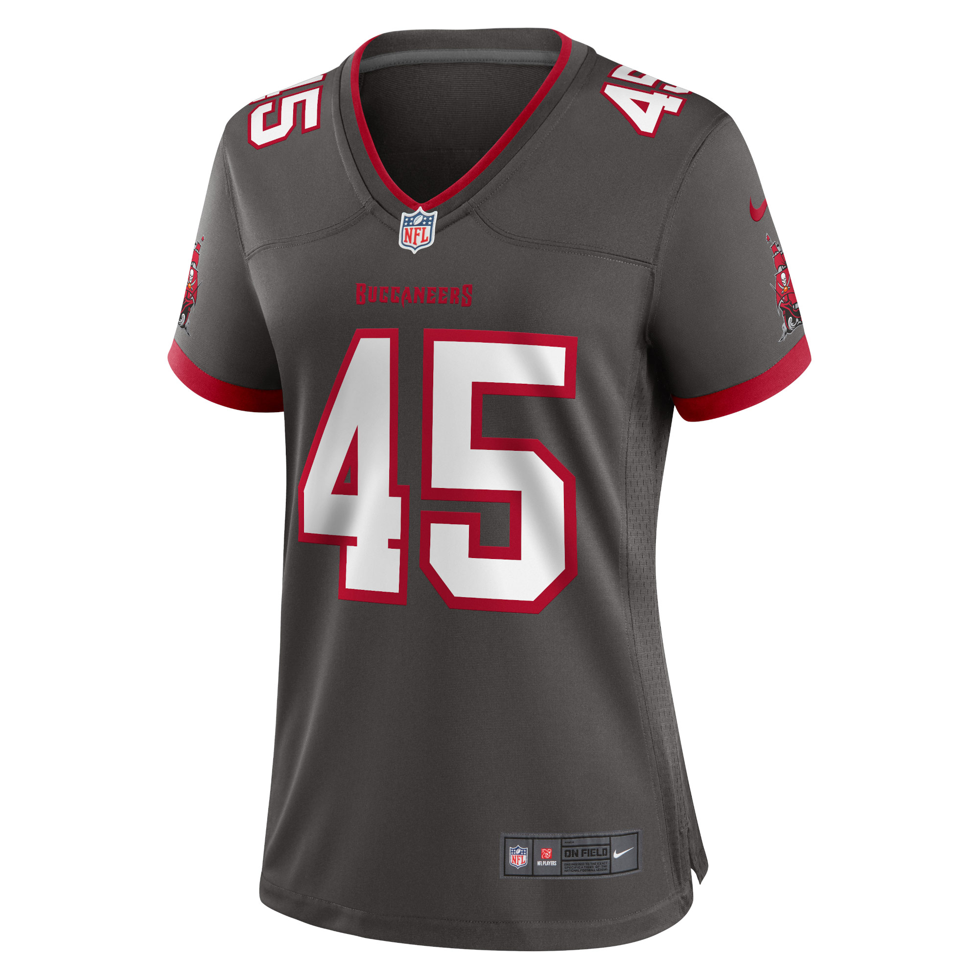 Devin White Tampa Bay Buccaneers Nike Women's Game Jersey - Pewter - vstockx