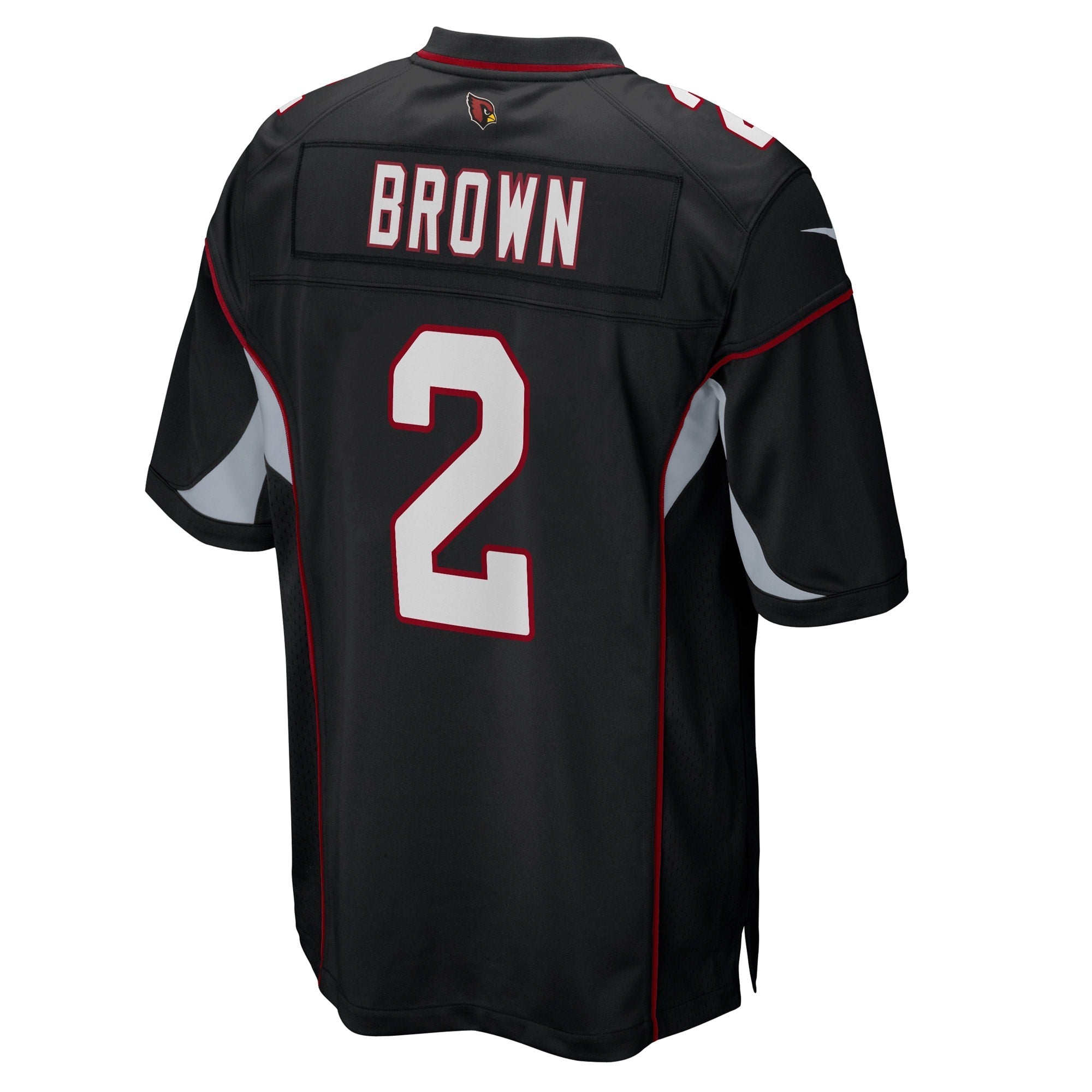 Men's Nike Marquise Brown Black Arizona Cardinals Alternate Game Player Jersey - vstockx