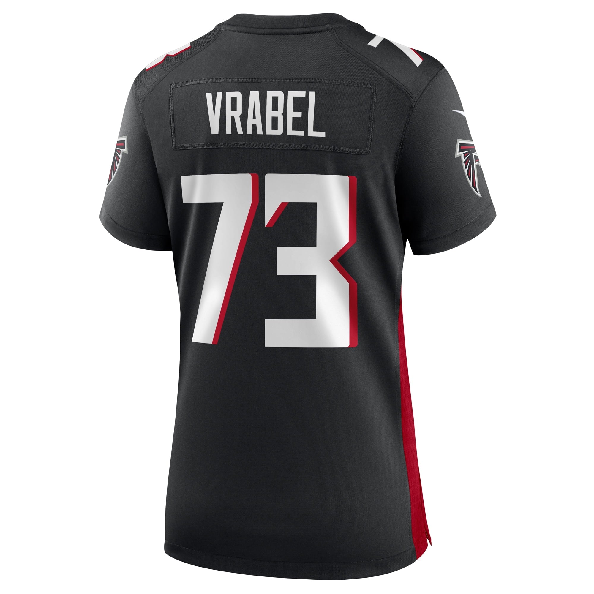 Women's Nike Tyler Vrabel Black Atlanta Falcons Player Game Jersey - vstockx