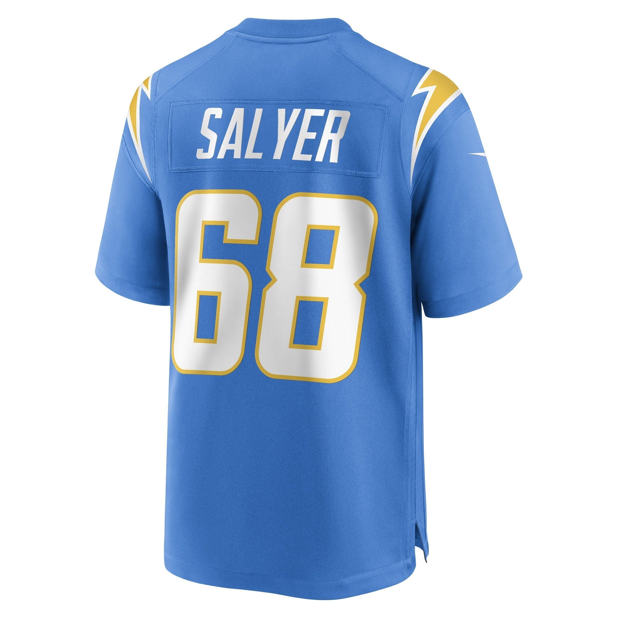Men's Nike Jamaree Salyer Powder Blue Los Angeles Chargers Game Player Jersey - vstockx