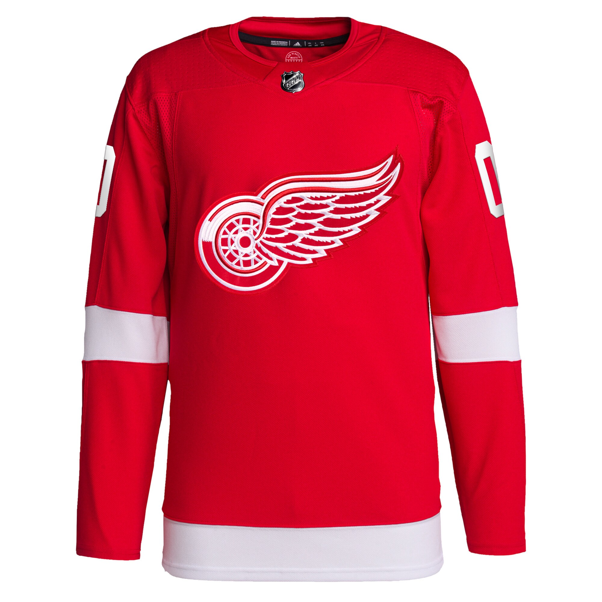 Detroit Red Wings adidas Home Primegreen Authentic Pro Custom Jersey - Red - vstockx