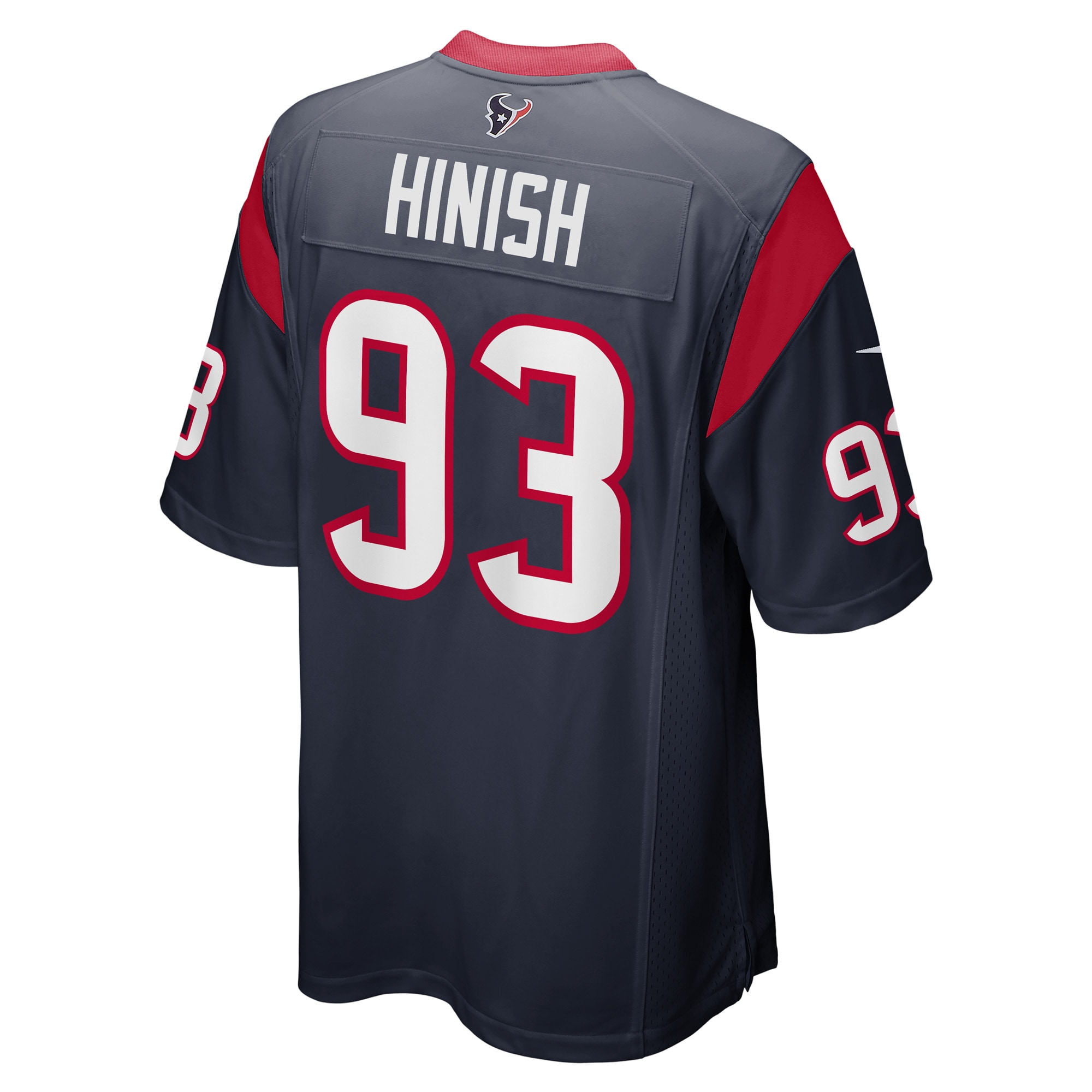 Kurt Hinish Houston Texans Nike Game Player Jersey - Navy - vstockx