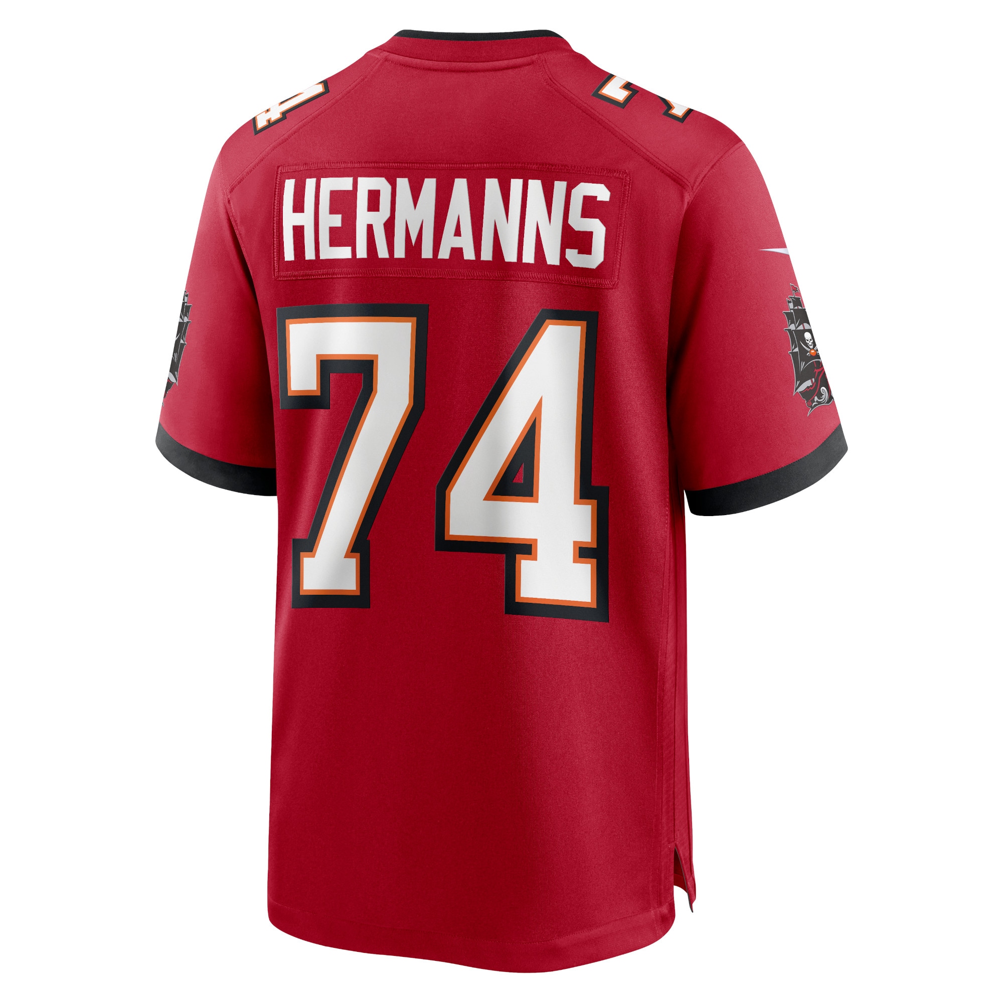 Grant Hermanns Tampa Bay Buccaneers Nike Home Game Player Jersey - Red - vstockx