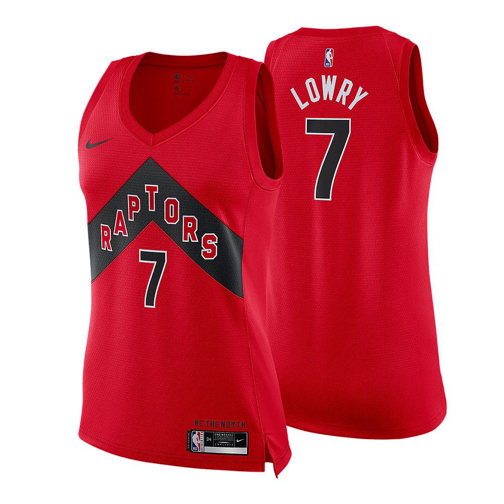 Women's Toronto Raptors Kyle Lowry Icon Edition Jersey - Red - vstockx